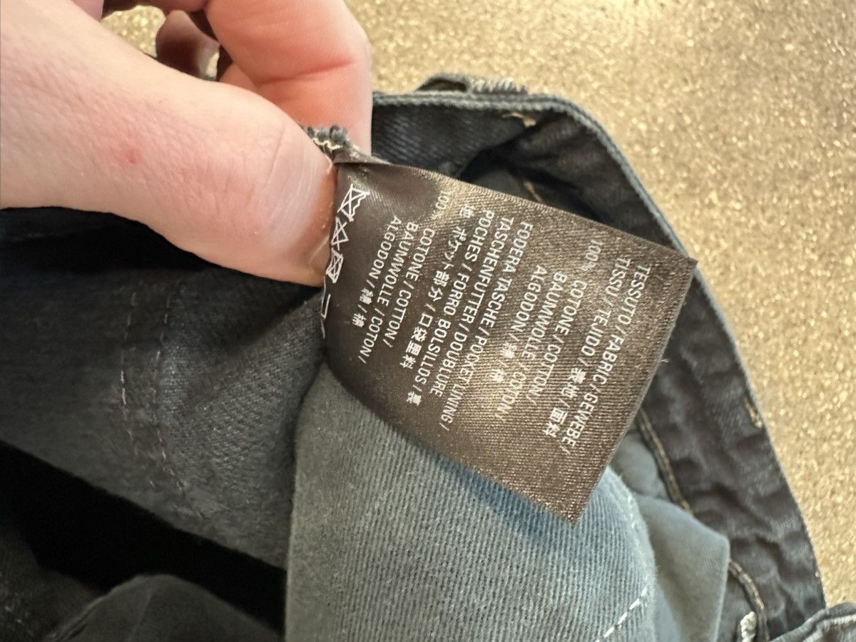 Balenciaga Balenciaga Wide Leg Washed Cargo Jeans Black Size US 34 / EU 50 - 6 Thumbnail