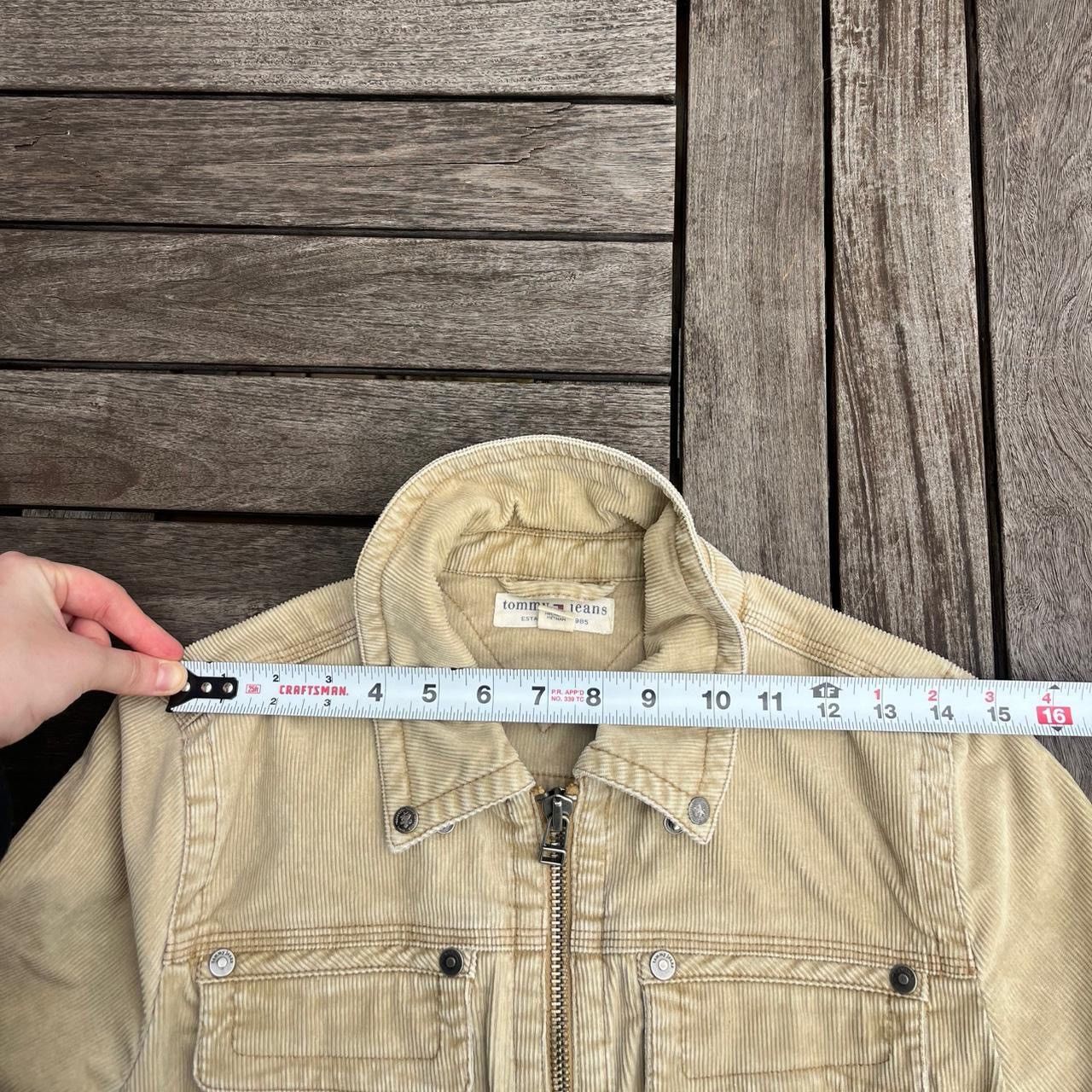 Tommy Jeans Women’s Tommy Jeans Corduroy Jacket with Zipper and Pockets Size L / US 10 / IT 46 - 7 Thumbnail