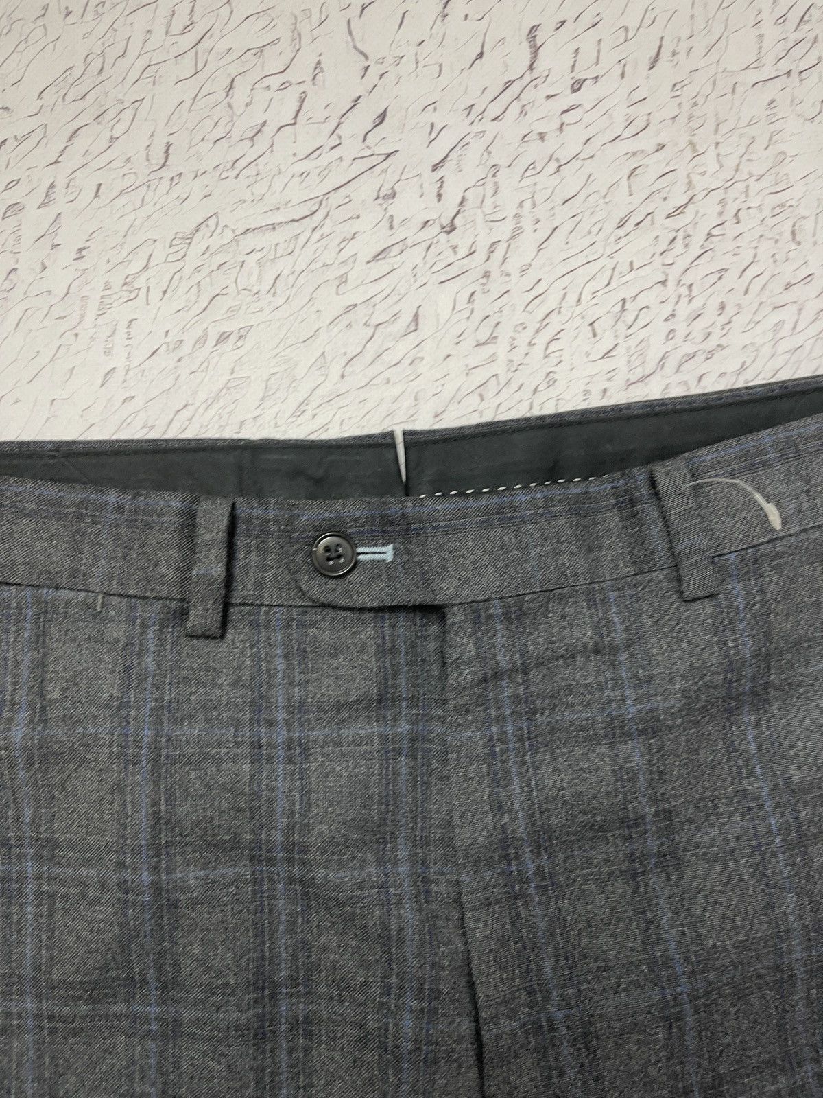 Suitsupply Suitsupply Lazio wool checkered grey pants trousers Size 40R - 7 Thumbnail
