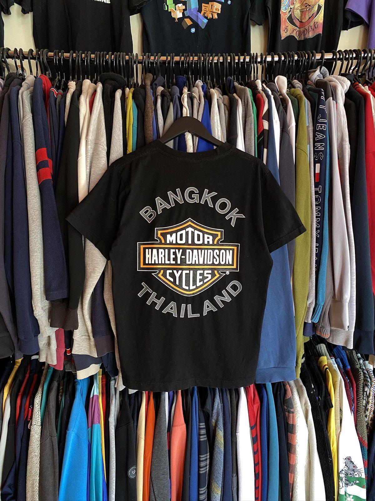 Harley Davidson VINTAGE HARLEY DAVIDSON THAILAND BANGKOK T-SHIRT Y2k Size US L / EU 52-54 / 3 - 1 Thumbnail