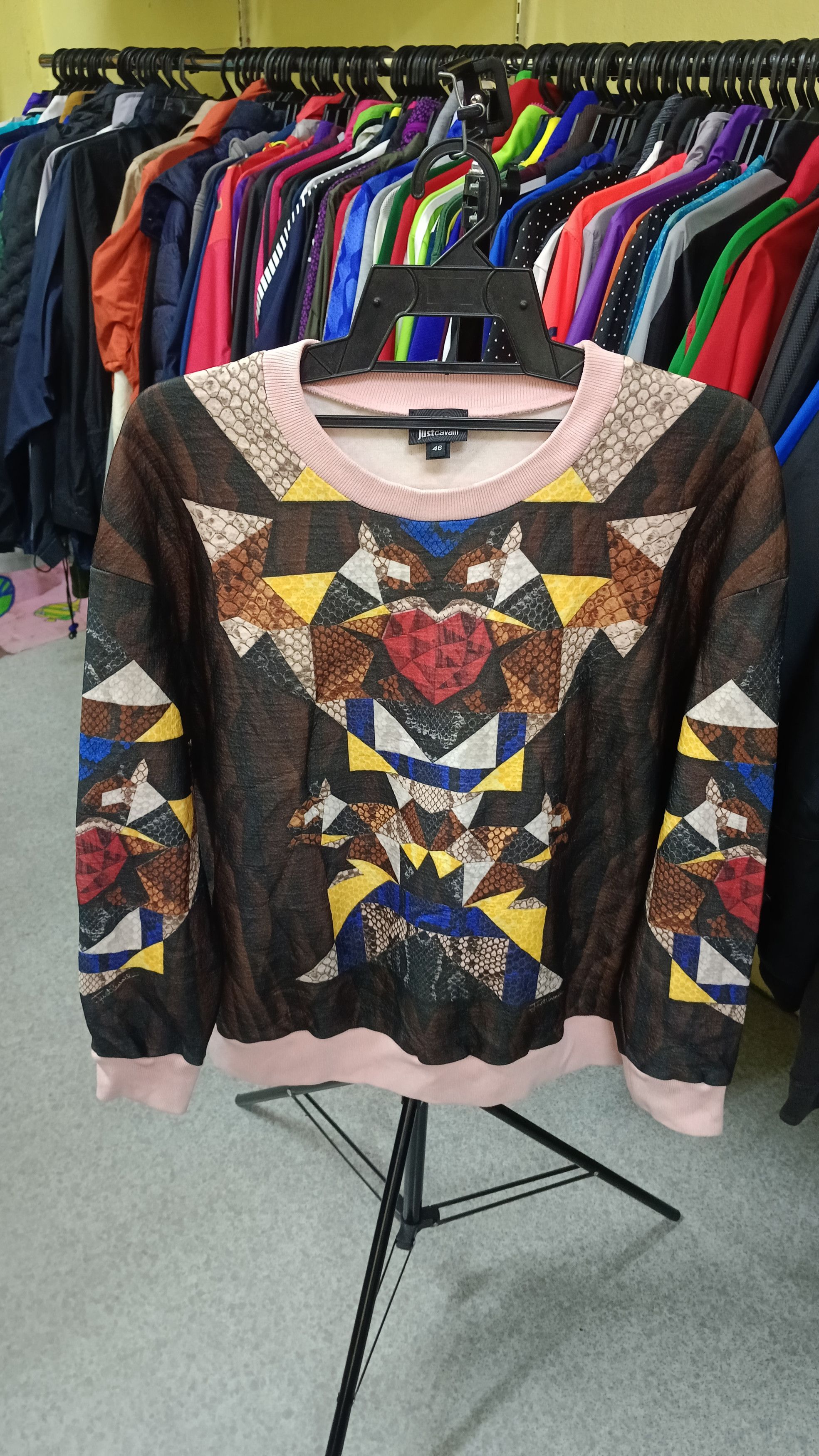 Just Cavalli × Vintage Rare Vintage Just Cavalli Sweater Size L / US 10 / IT 46 - 1 Thumbnail
