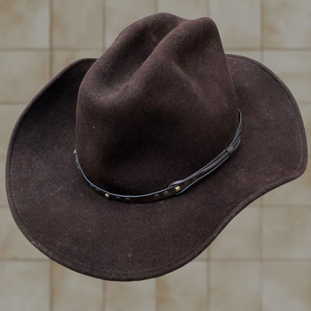 Bailey 44 VINTAGE Bailey Hat Mens XL Brown Chisholm Cowboy Men Wool Felt WPL5923 Cap Size ONE SIZE - 1 Thumbnail
