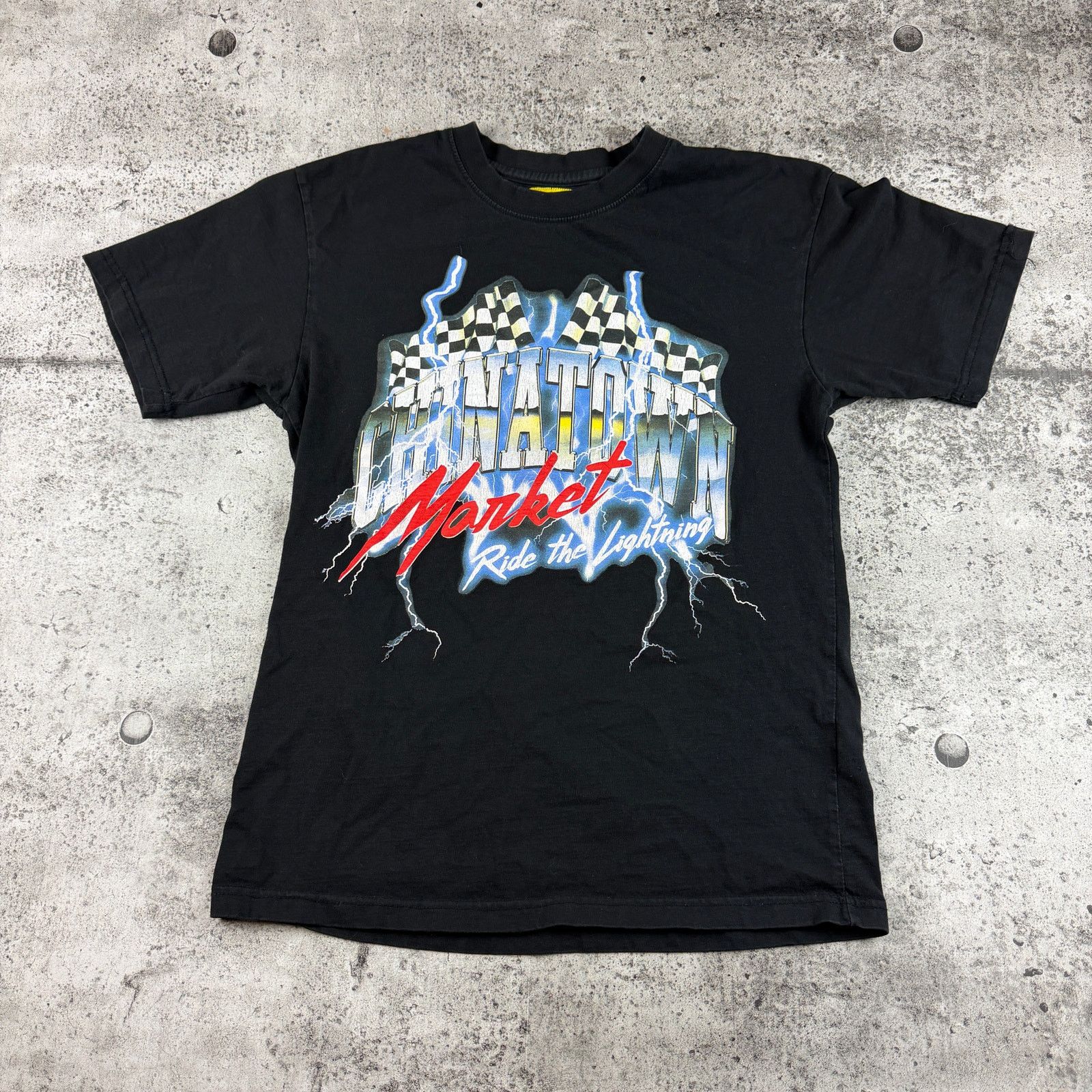 Vintage Chinatown Market Racing Shirt Size Small Ride The Lighting Size US S / EU 44-46 / 1 - 2 Thumbnail