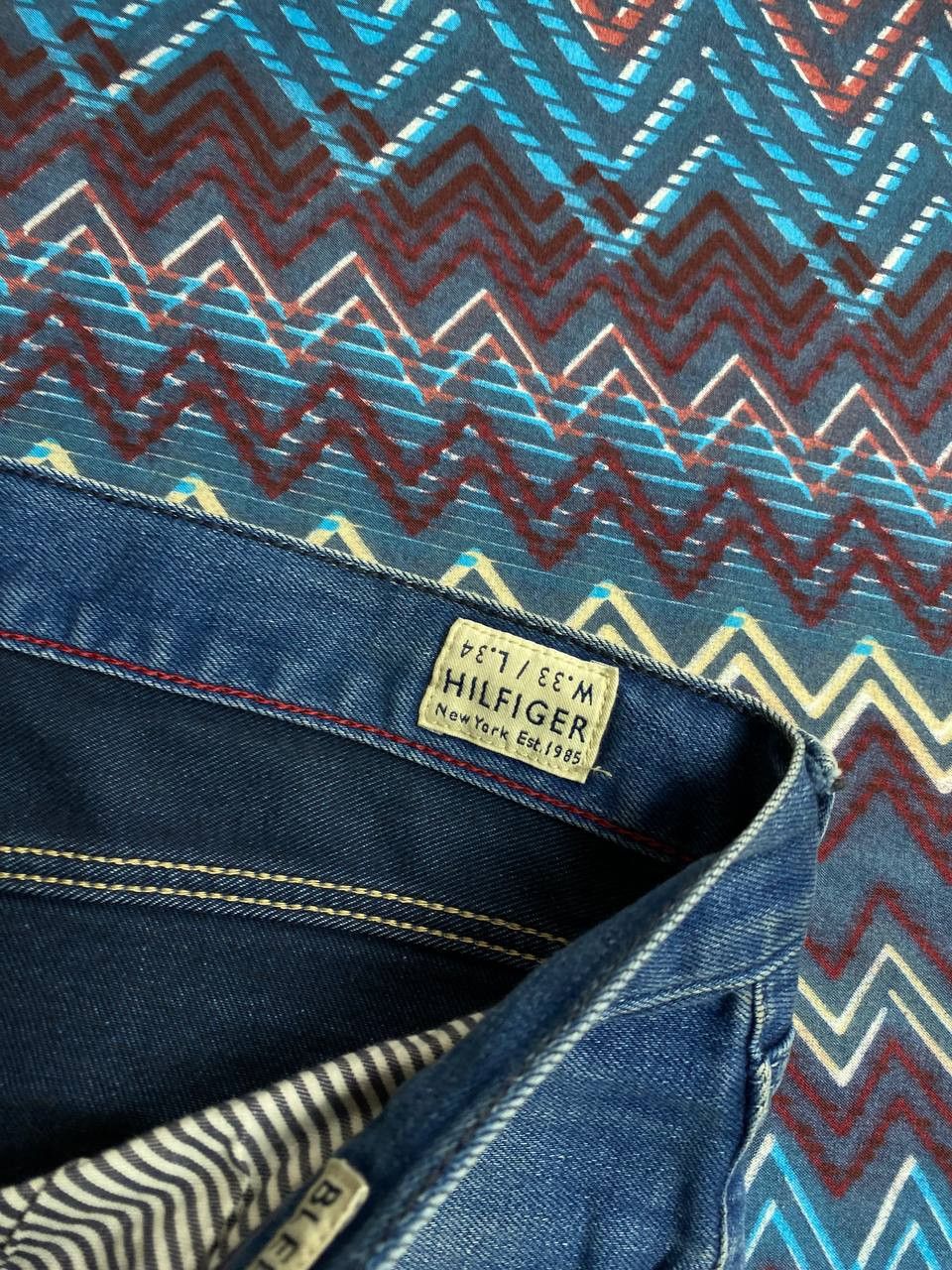 Tommy Hilfiger × Tommy Jeans × Vintage VINTAGE TOMMY HILFIGER BAGGY JEANS Size US 33 - 2 Thumbnail