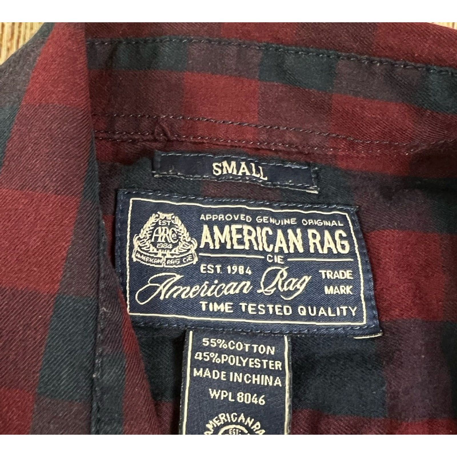 Vintage American Rag Shirt Mens Plaid Button Longsleeve Size Small Blue Size US S / EU 44-46 / 1 - 2 Thumbnail