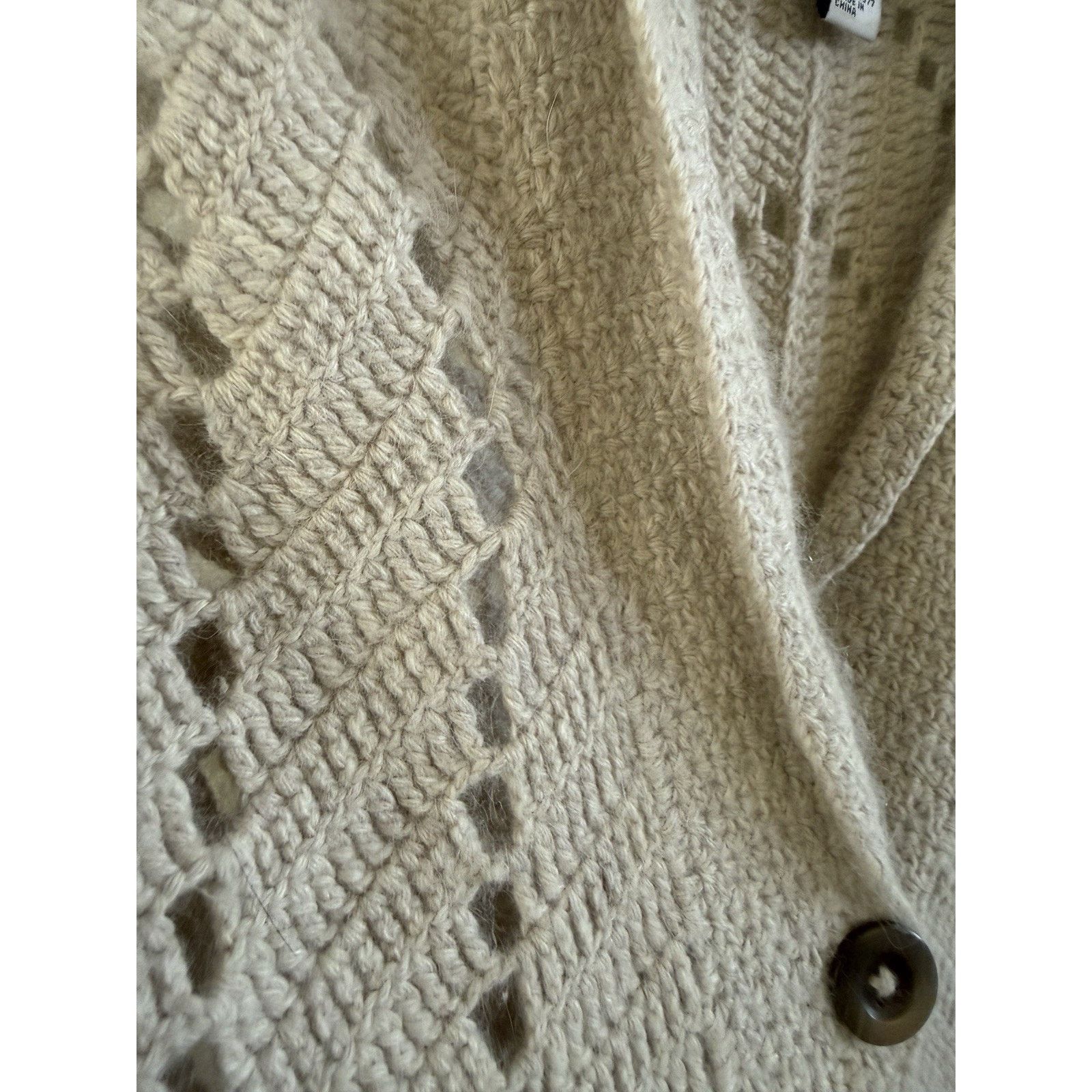 Other CAbi Sweater Vest Angora Blend Knit Ecru Women’s Sz Medium Size M / US 6-8 / IT 42-44 - 6 Thumbnail