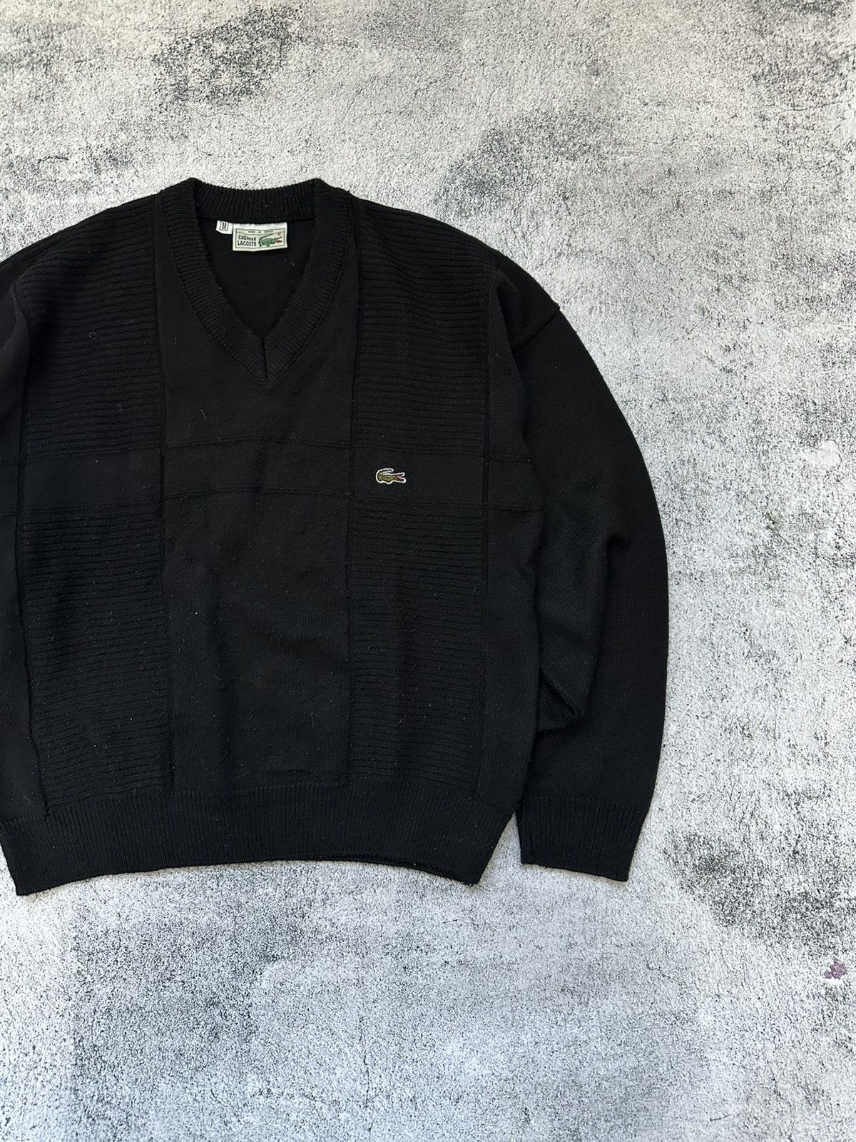 Lacoste Vintage Chemise Lacoste Black Sweater Logo Size US M / EU 48-50 / 2 - 3 Thumbnail