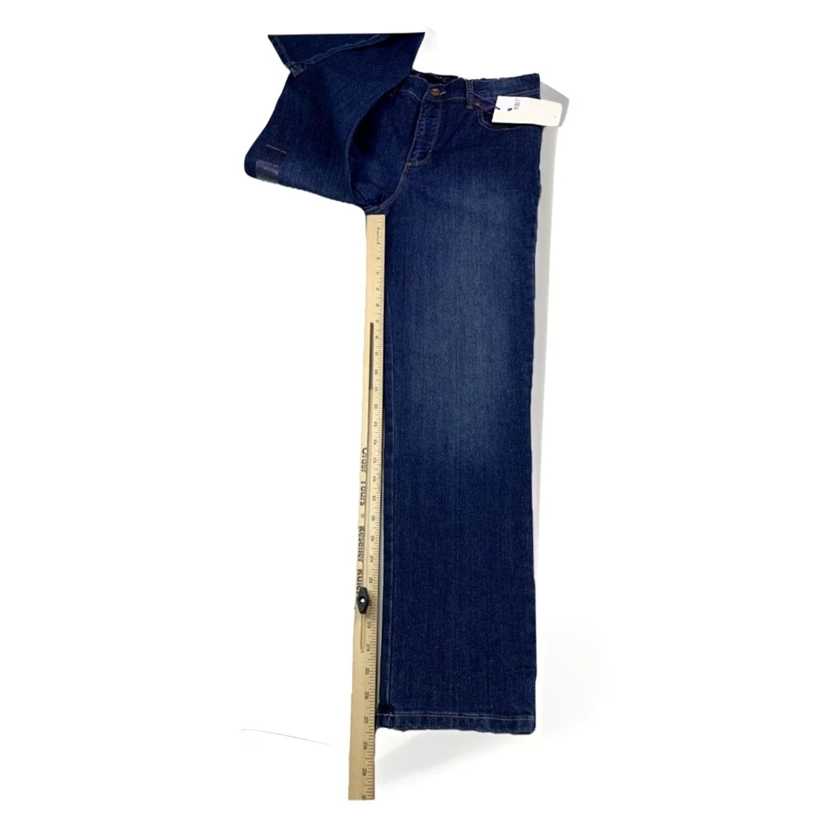 Gloria Vanderbilt Gloria Vanderbilt Amanda Slimming Jean Tapered Leg 10 Petite NWD-12681 Size 32" / US 10 / IT 46 - 4 Thumbnail