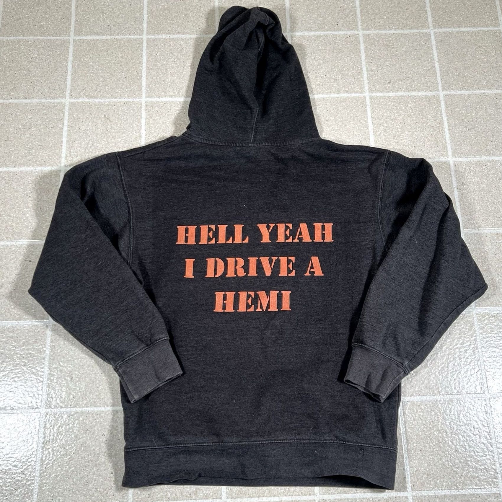 Vintage VINTAGE Hemi Pullover Hoodie Size M Men Gray Hell Yeah I Drive A Hemi Size US M / EU 48-50 / 2 - 3 Thumbnail