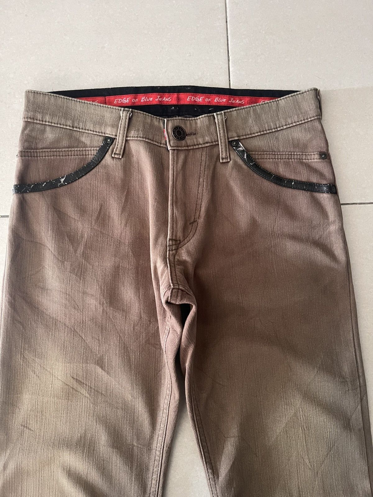 Edwin Edwin Edge Wild Fire Windproof Thermal Jeans Size 29 Size US 29 - 2 Thumbnail