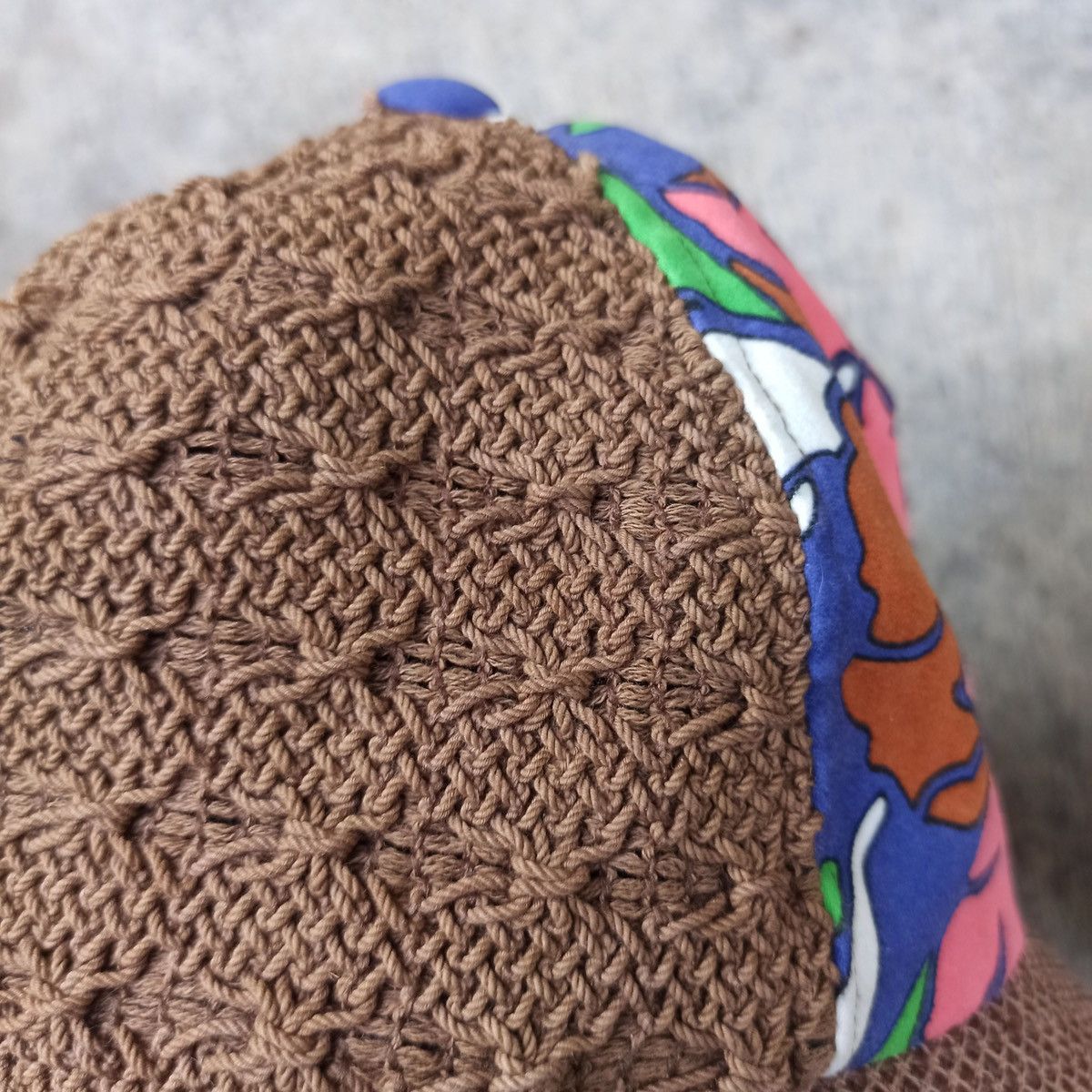 CA4LA × Japanese Brand Unique Knit straw and floral ca4la hat Size ONE SIZE - 18 Thumbnail