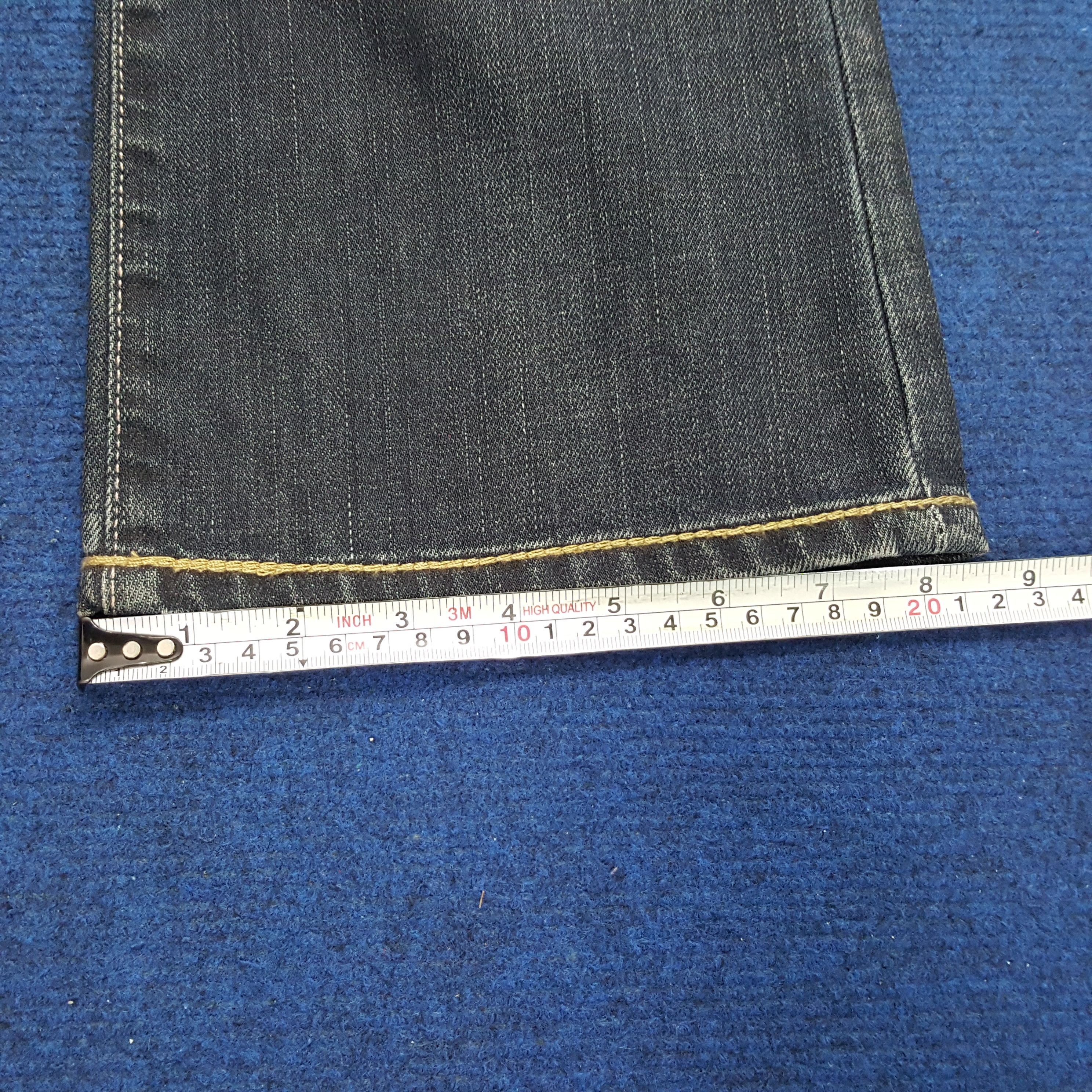 Evisu Vintage Evisu x Puma Japanese Brand Custom Daicock Jeans Size 30" / US 8 / IT 44 - 11 Thumbnail