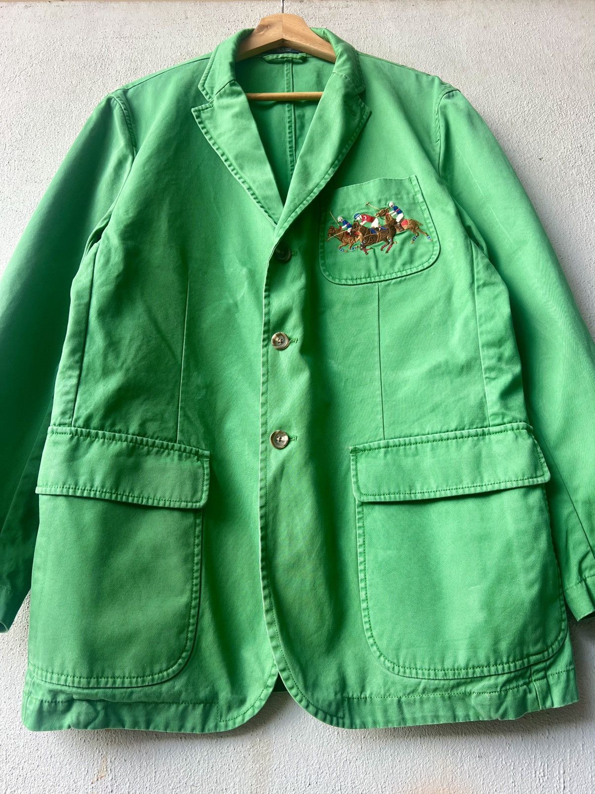 Polo Ralph Lauren Vintage Polo by Ralph Lauren Equestrian Coat Jacket Size US XXL / EU 58 / 5 - 3 Thumbnail