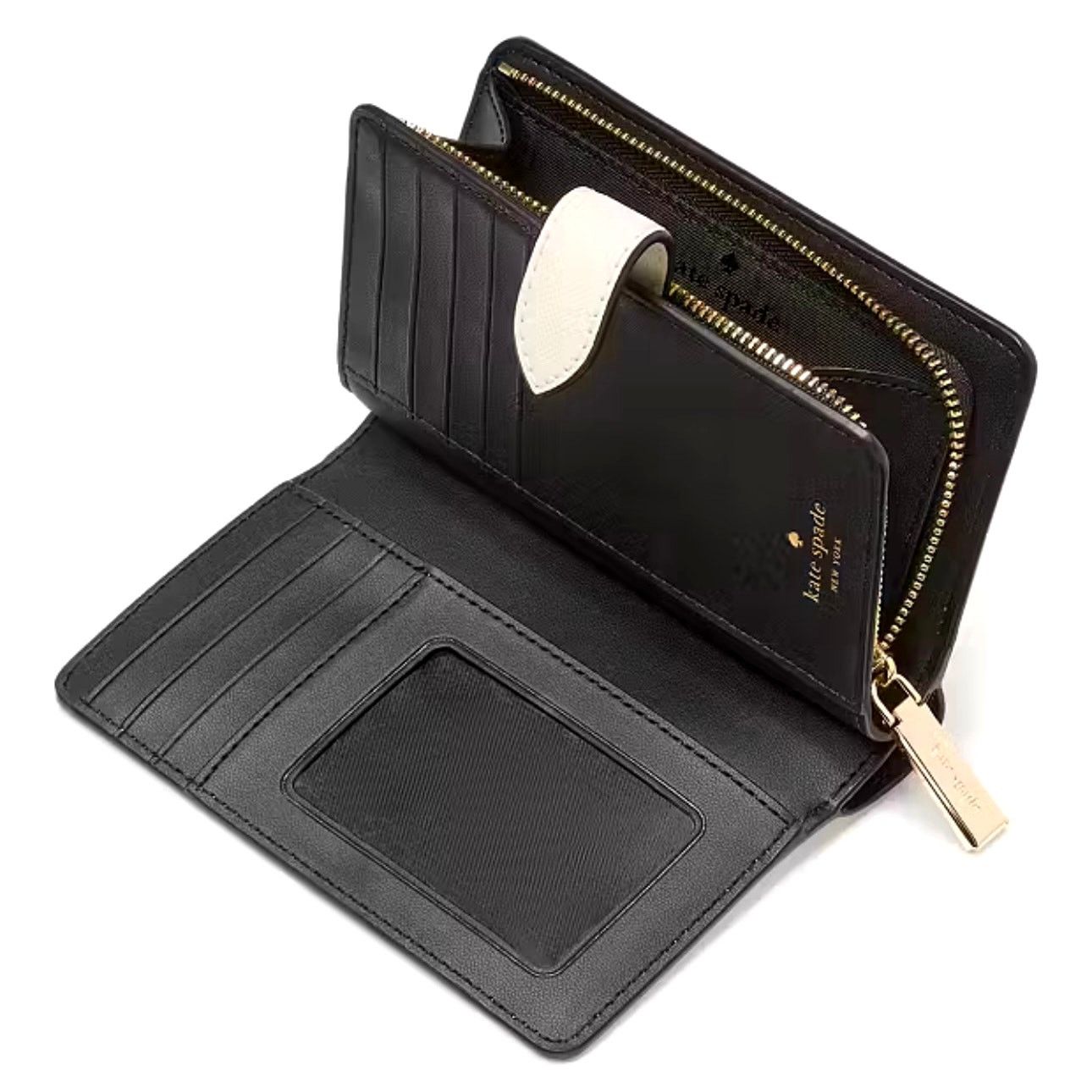 Kate Spade Kate Spade Madison Puffy Heart Medium Bifold Wallet Meringue Size ONE SIZE - 3 Thumbnail