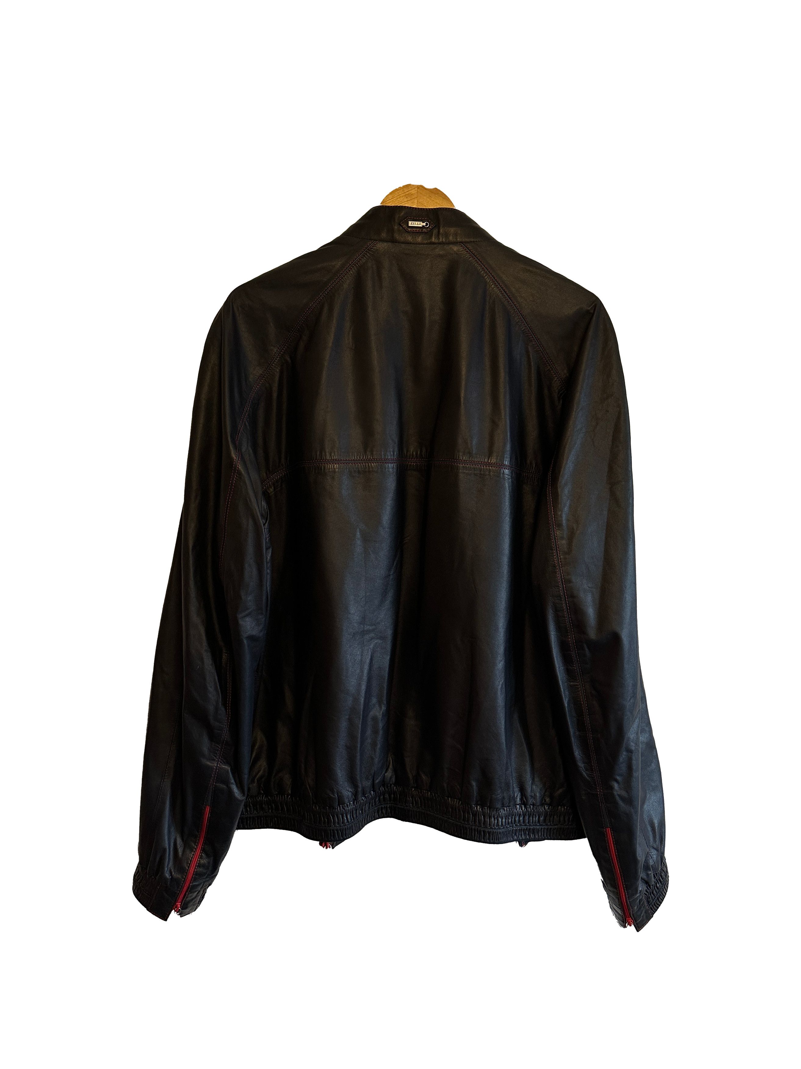 Zilli RRP 7000$ Zilli bomber leather jacket France lambskin silk Size US XL / EU 56 / 4 - 3 Thumbnail