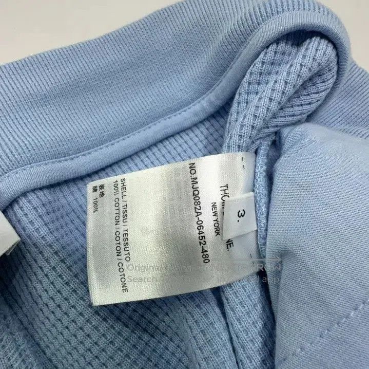 Thom Browne Thom Browne Light Blue Waffle Knit Sweatpants. Size US 30 / EU 46 - 1 Thumbnail