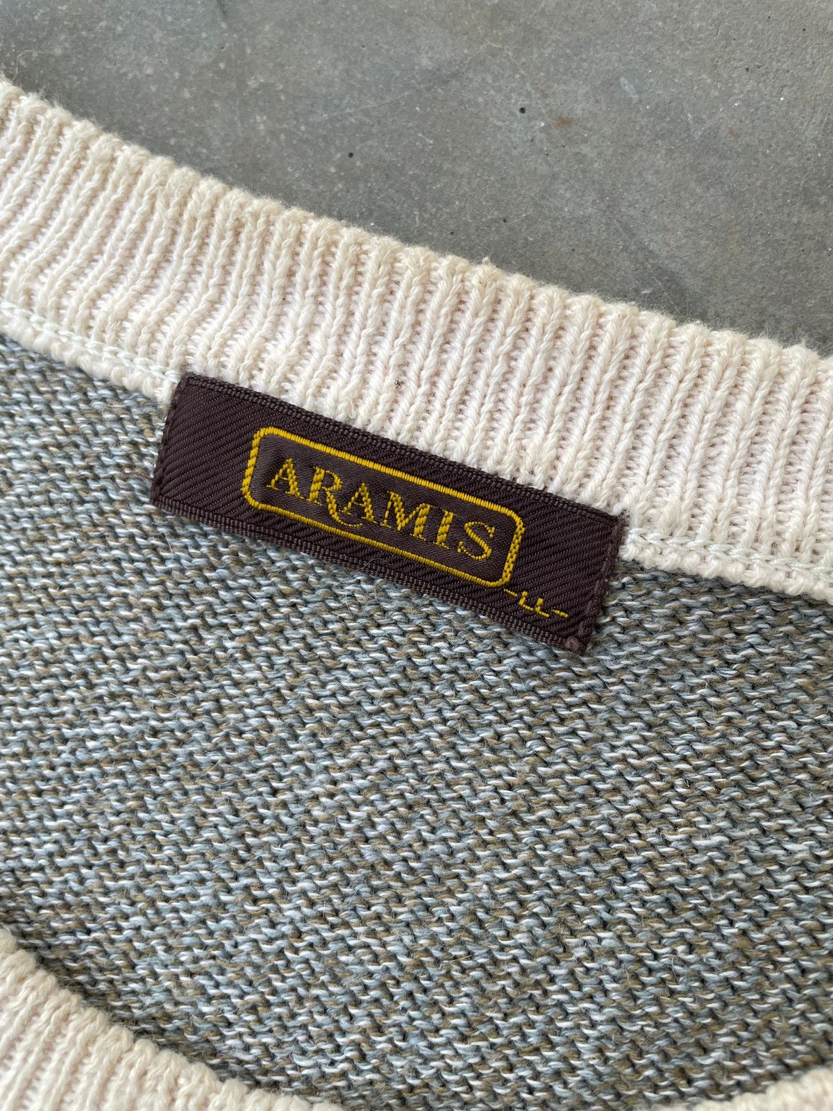 Japanese Brand Vintage Aramis Knit Sweater Crewneck Jakcet Size US L / EU 52-54 / 3 - 4 Thumbnail