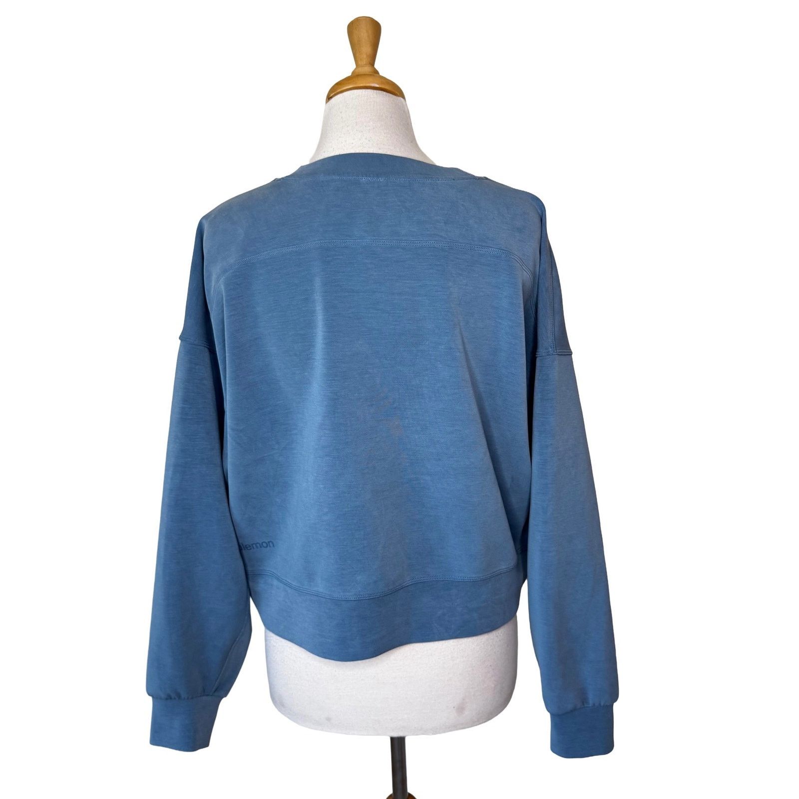 Lululemon Lululemon Perfectly Oversized Cropped Crew Wild Indigo Size M / US 6-8 / IT 42-44 - 5 Thumbnail