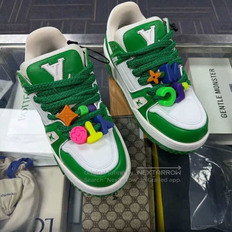 Louis Vuitton Louis Vuitton TRAINER Maxi China Limited No.171 White and Size US 8 / EU 41 - 1 Thumbnail