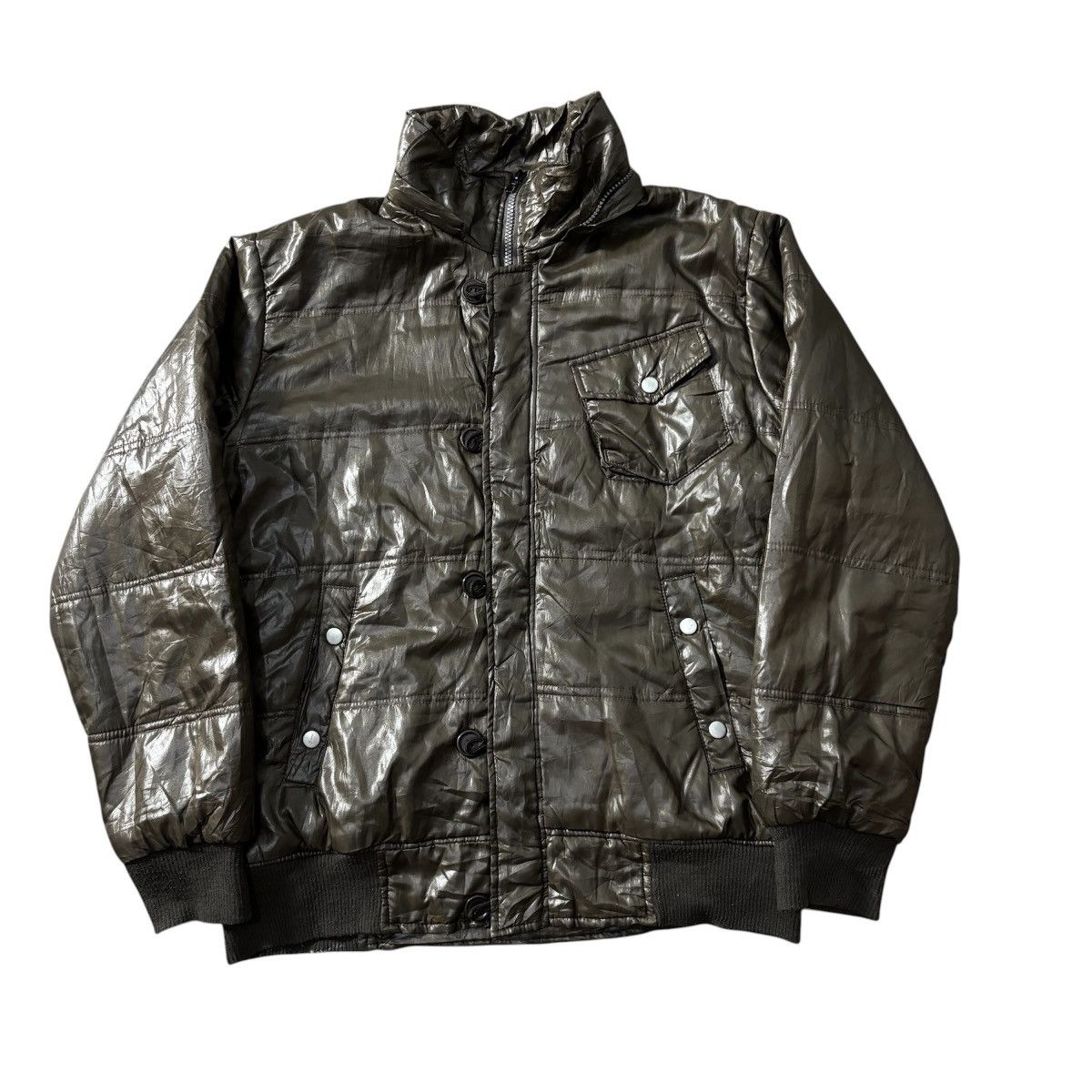 Japanese Brand 🇯🇵Hcm Homme Puffer Fur Jacket🇯🇵 Size US L / EU 52-54 / 3 - 6 Thumbnail