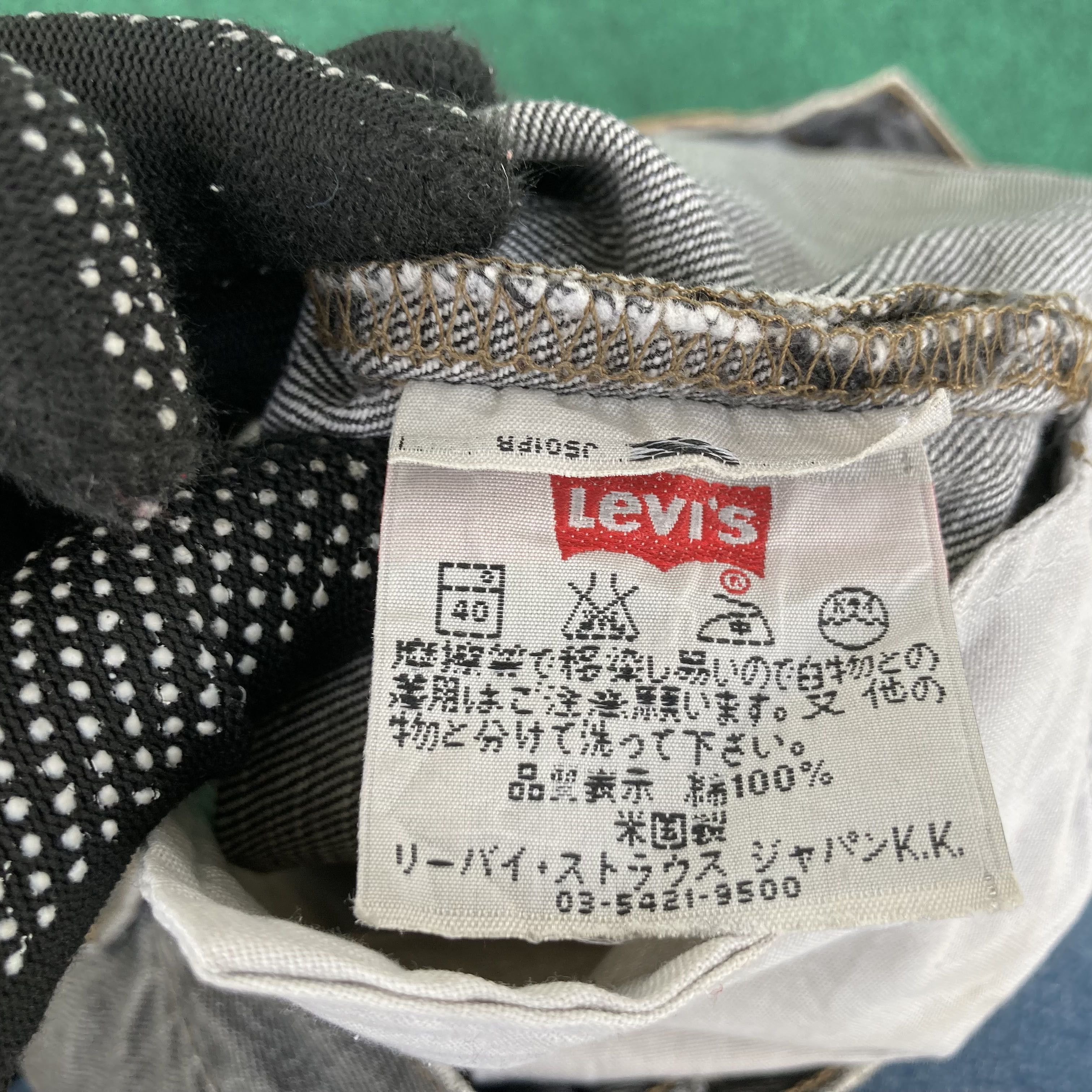 Levi's × Vintage Vtg Levis 501 Distressed Ripped Punk Grunge Black Jeans Size US 31 - 3 Thumbnail
