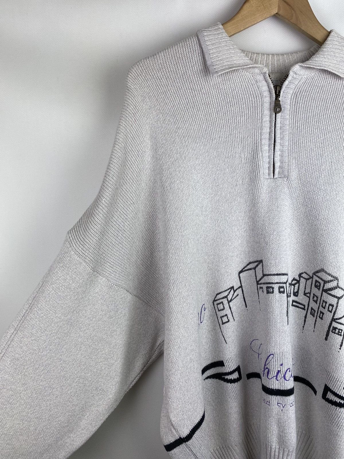 Adidas Rare Adidas Vintage Chicago 30’s men’s sweater pullover Size US XXL / EU 58 / 5 - 11 Thumbnail