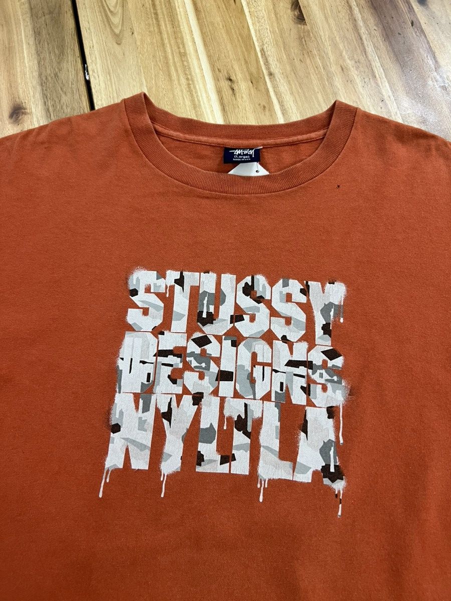 Stussy Vintage Stussy Big Logo T Shirt Size US L / EU 52-54 / 3 - 2 Thumbnail