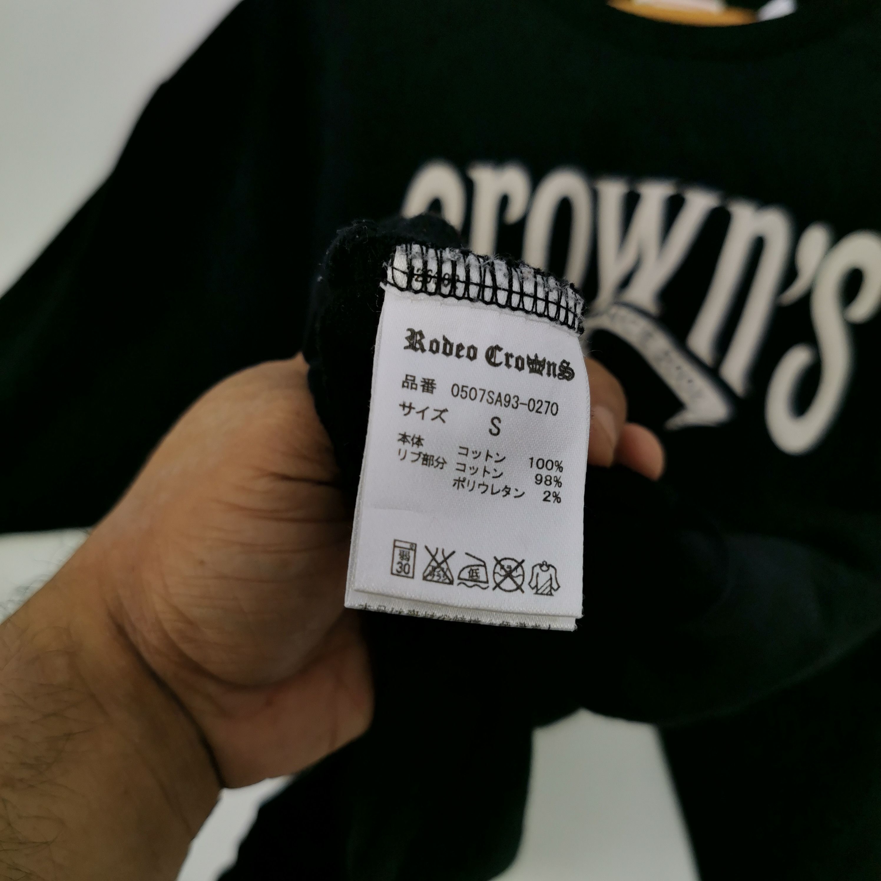 Japanese Brand × Vintage Vintage Rodeo Crown Sweatshirt Sweater Spade Jumper Size US L / EU 52-54 / 3 - 5 Thumbnail