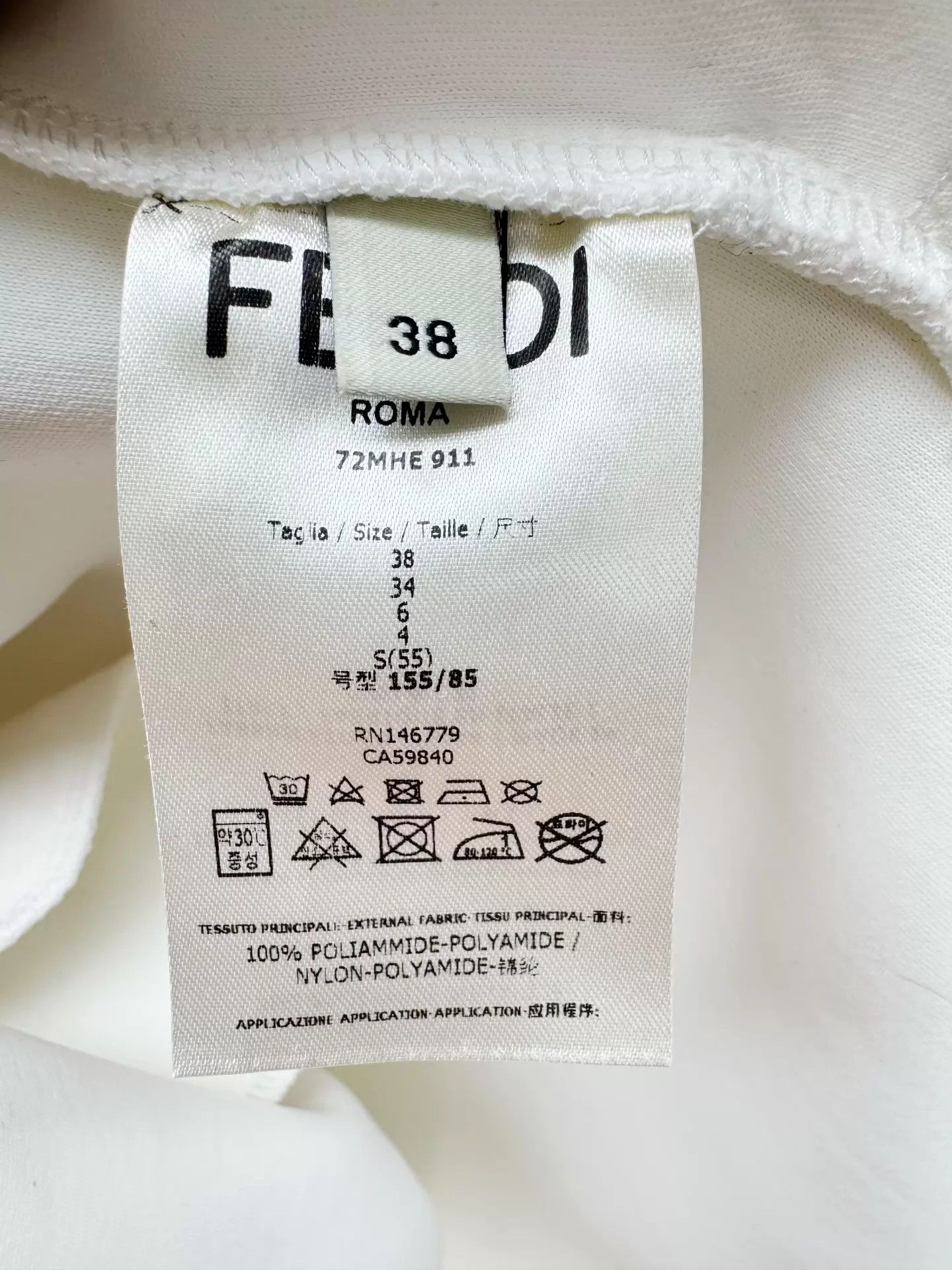 Fendi Fendi Logo Hoodie 38 Worn 2x Size XS / US 0-2 / IT 36-38 - 4 Thumbnail