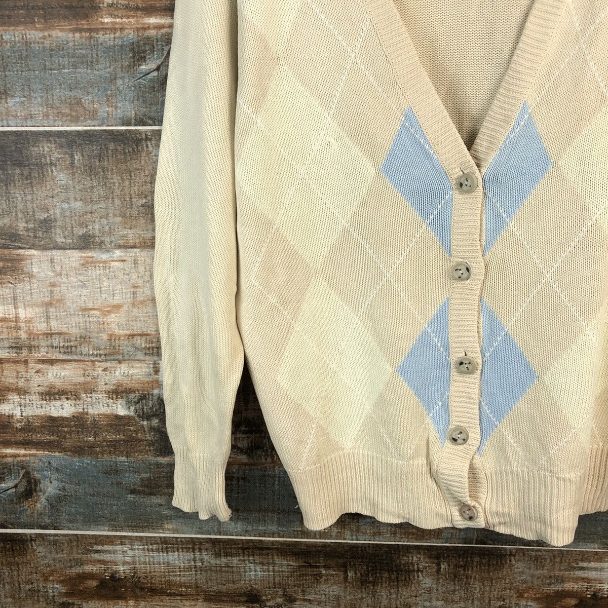 Japanese Brand Japanese Brand Brown Cardigan Knitwear #A1949 Size US L / EU 52-54 / 3 - 7 Thumbnail