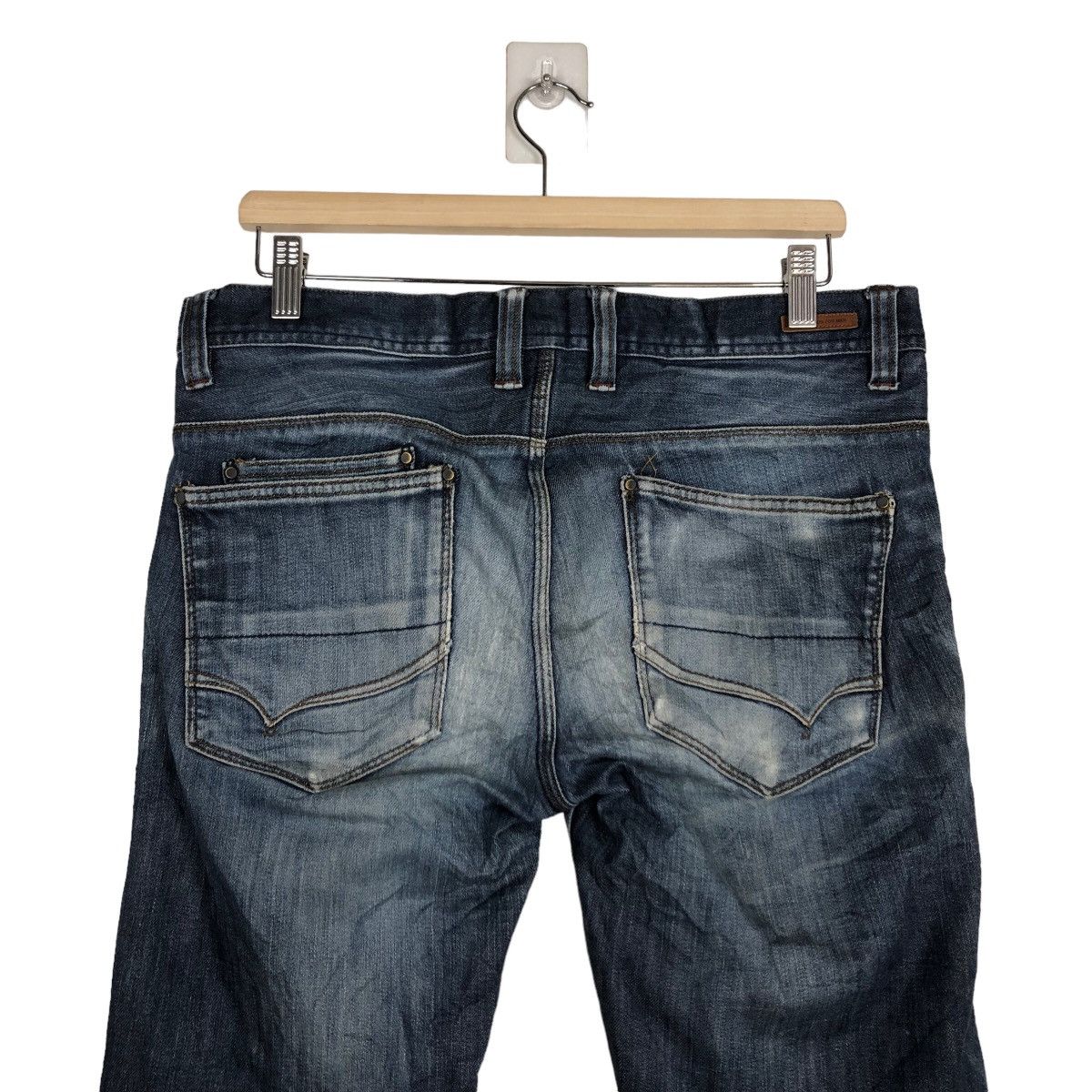 Issey Miyake 🔥RARE DISTRESSED DENIM JEANS NICOLE CLUB ISSEY MIYAKE Size US 33 - 9 Thumbnail