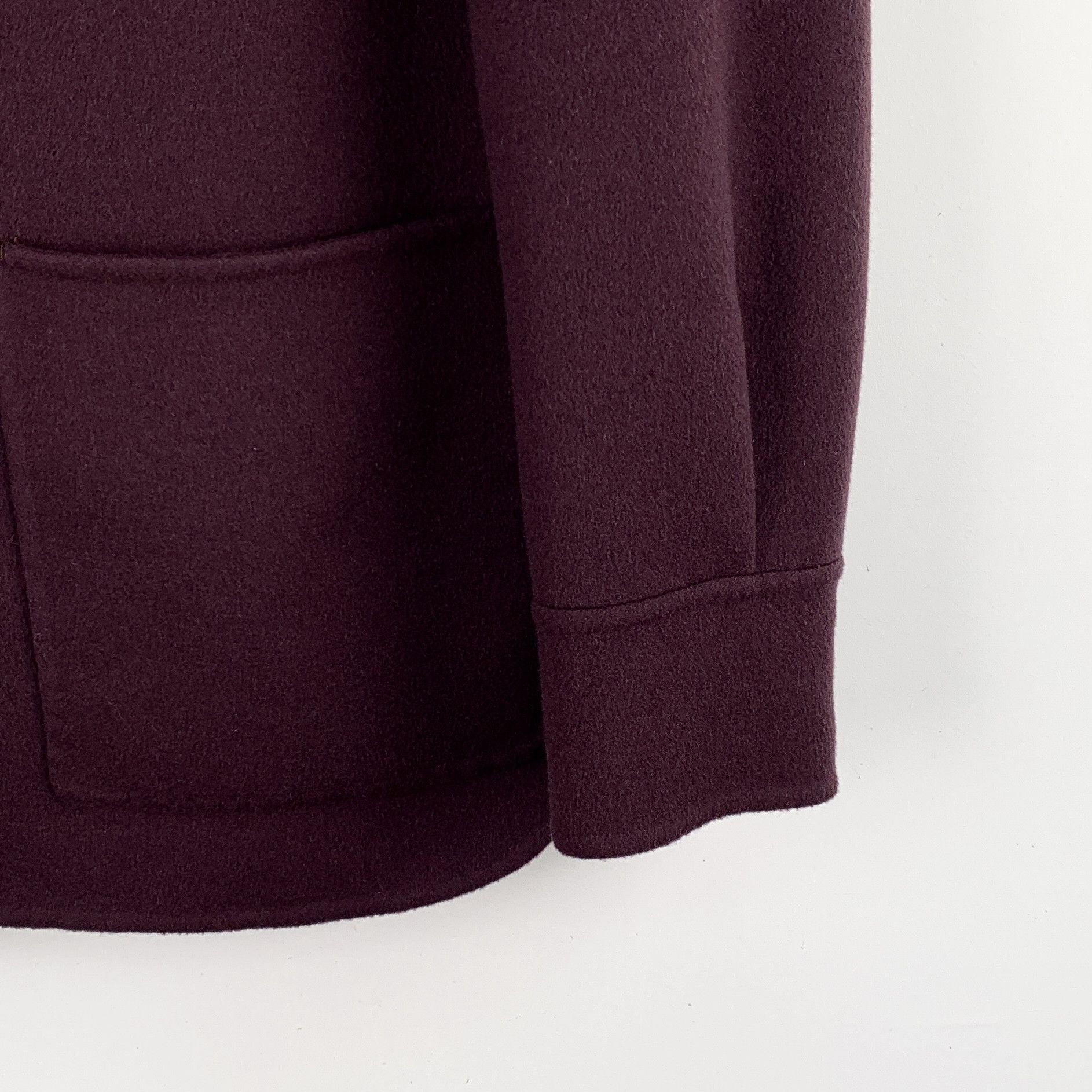 Loro Piana Loro Piana Cashmere Coat Burgundy (40) Size S / US 4 / IT 40 - 4 Thumbnail
