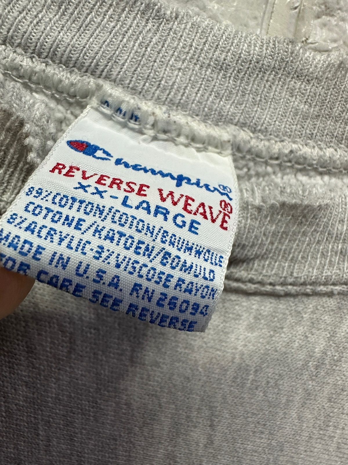 Champion Vintage 90s Champion Reverse Weave Widener Law Distressed Size US XL / EU 56 / 4 - 7 Thumbnail