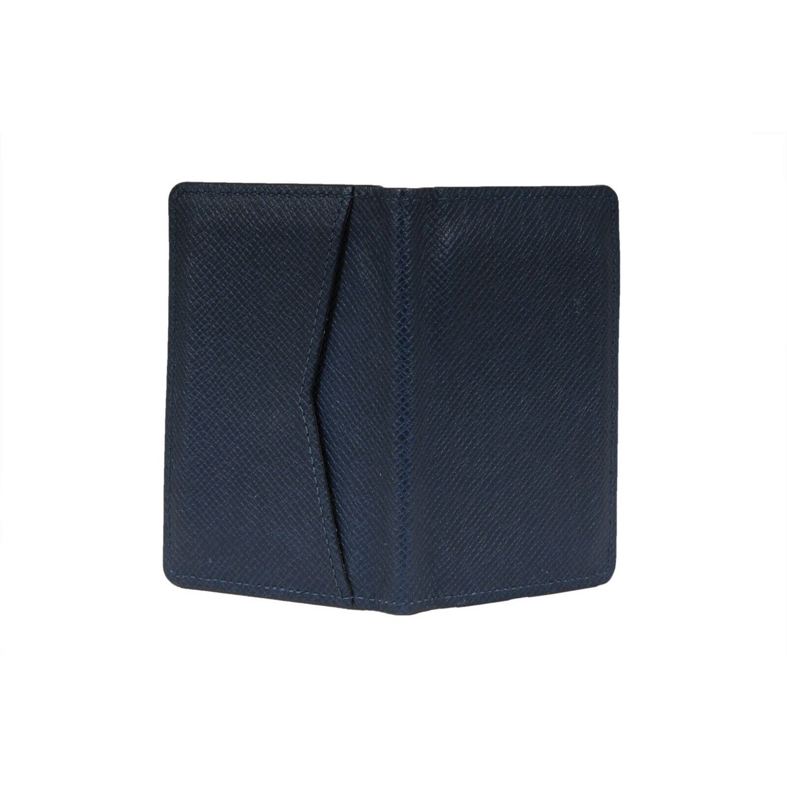 Louis Vuitton Pocket Organizer Epi Leather Midnight Blue Wallet Size ONE SIZE - 3 Thumbnail