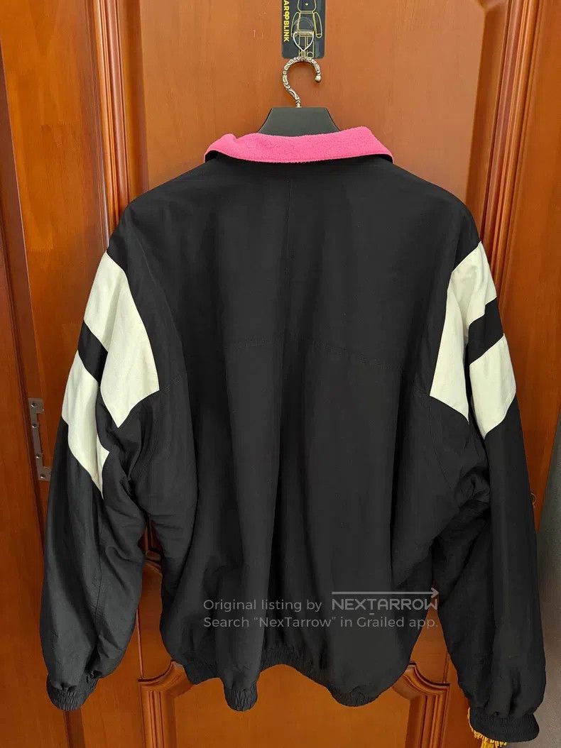 Balenciaga Balenciaga Black and Red Color Block Jacket with Pink Flee Size US L / EU 52-54 / 3 - 2 Thumbnail