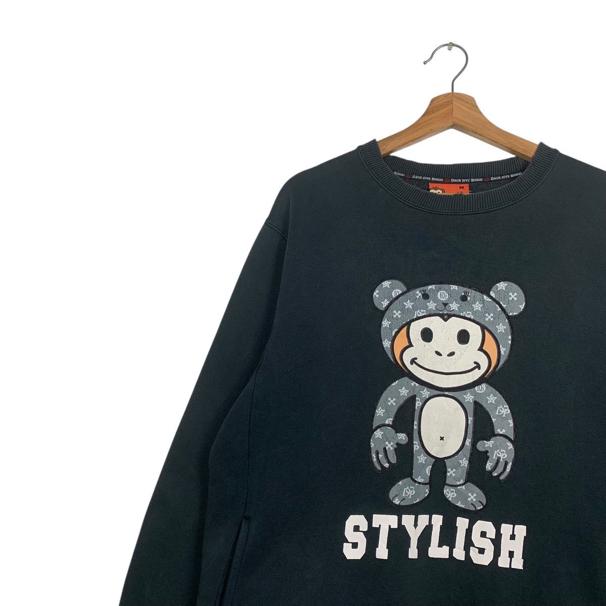 Japanese Brand Dack Dive Bongo Stylish Monkey Crewneck Sweatshirt Size US M / EU 48-50 / 2 - 6 Thumbnail