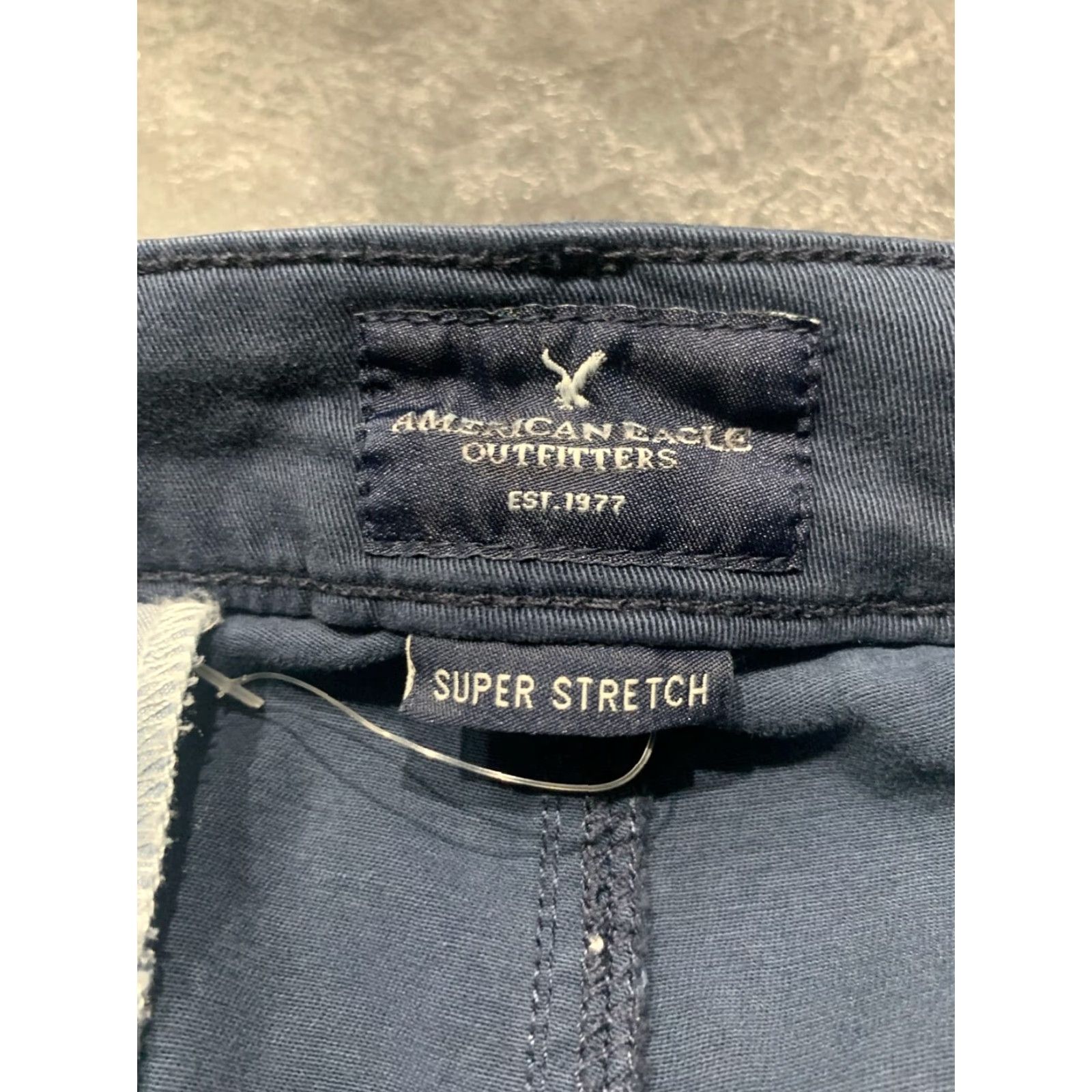 American Eagle Outfitters American Eagle Stretch Bermuda Shorts Blue Womens Large Size 40" / US 18 - 3 Thumbnail