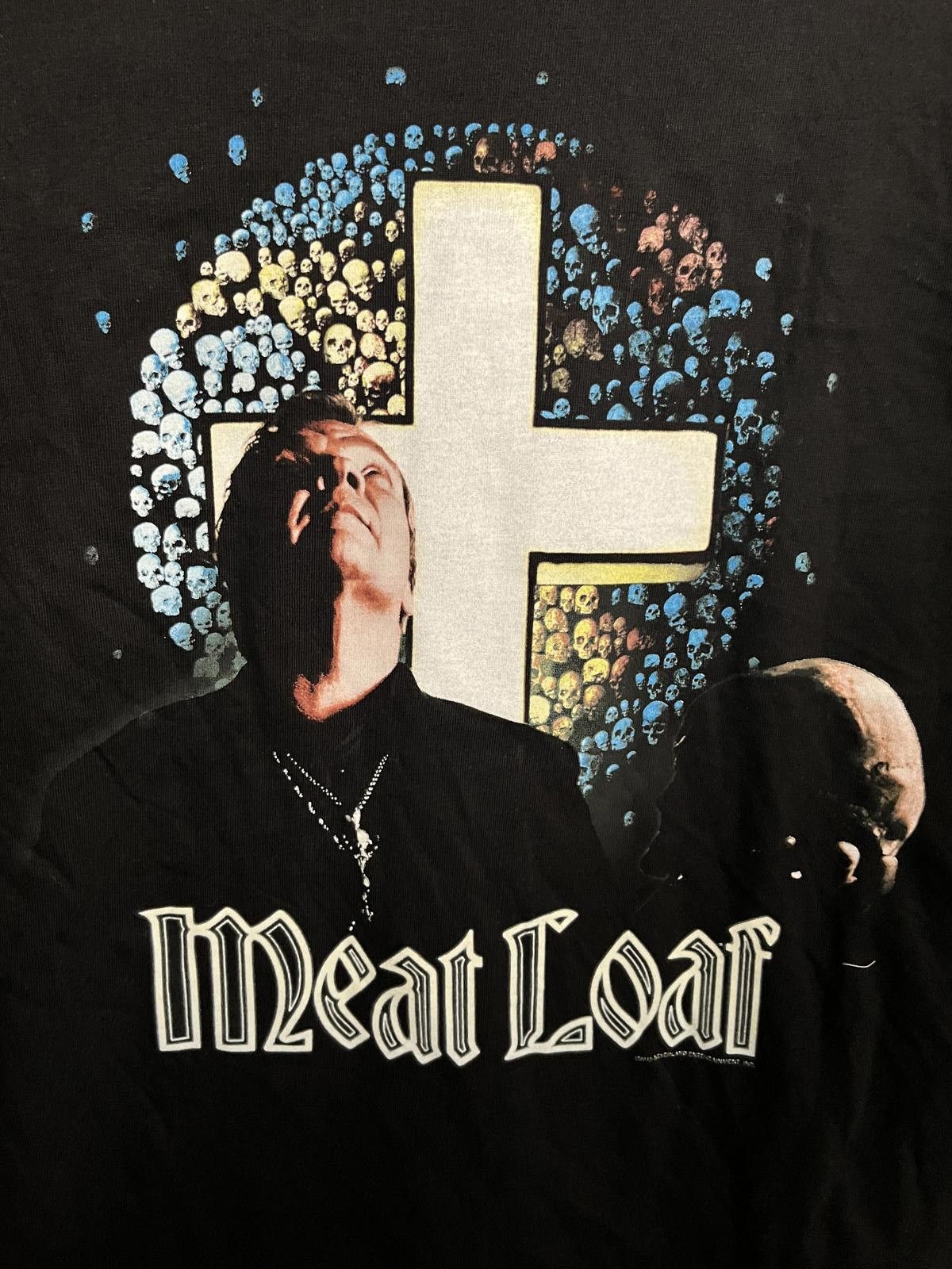 Hanes Meat Loaf Singer T-shirt Mad Mad World Tour 2012 Tee-XL Size US XL / EU 56 / 4 - 4 Thumbnail