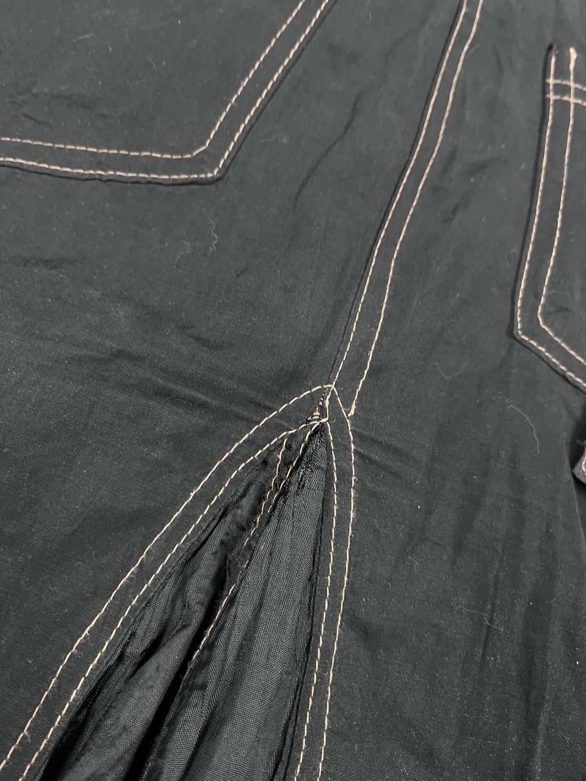 Japanese Brand VTG Cyber Y2K Patchwork Maxi Skirt Goth Grunge Avant-Garde Size 25" / US 0 / IT 36 - 6 Thumbnail