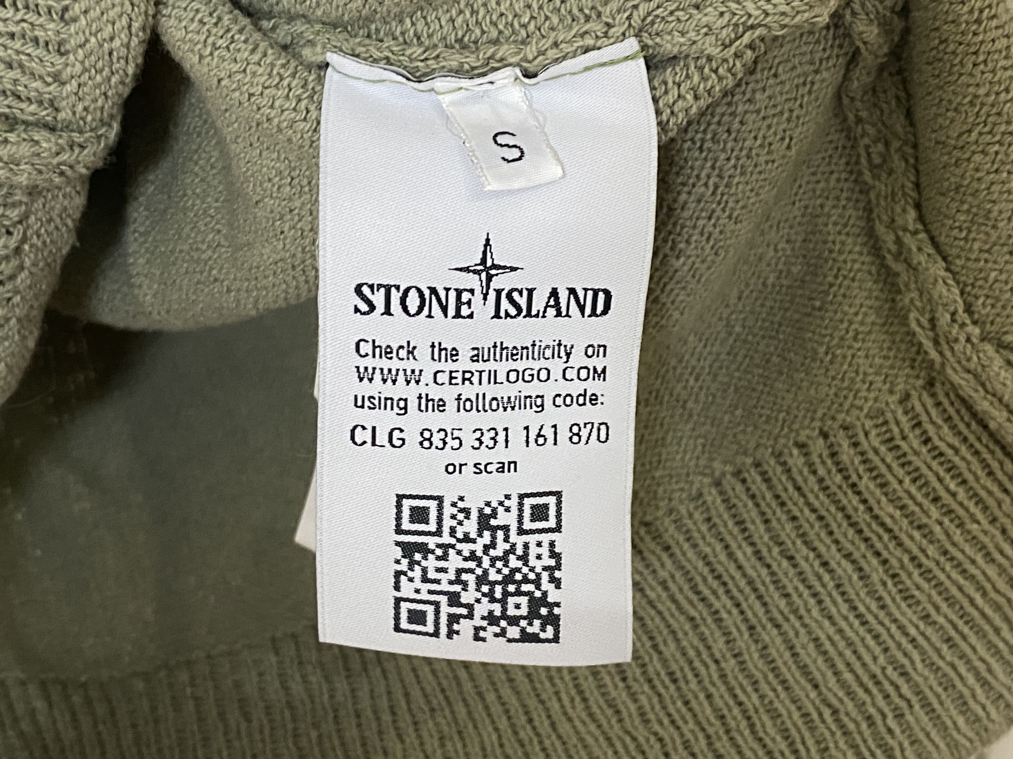 Stone Island × Vintage STONE ISLAND ZIP UP SWEATER VINTAGE AUTHENTIC SIZE S Size US S / EU 44-46 / 1 - 6 Thumbnail