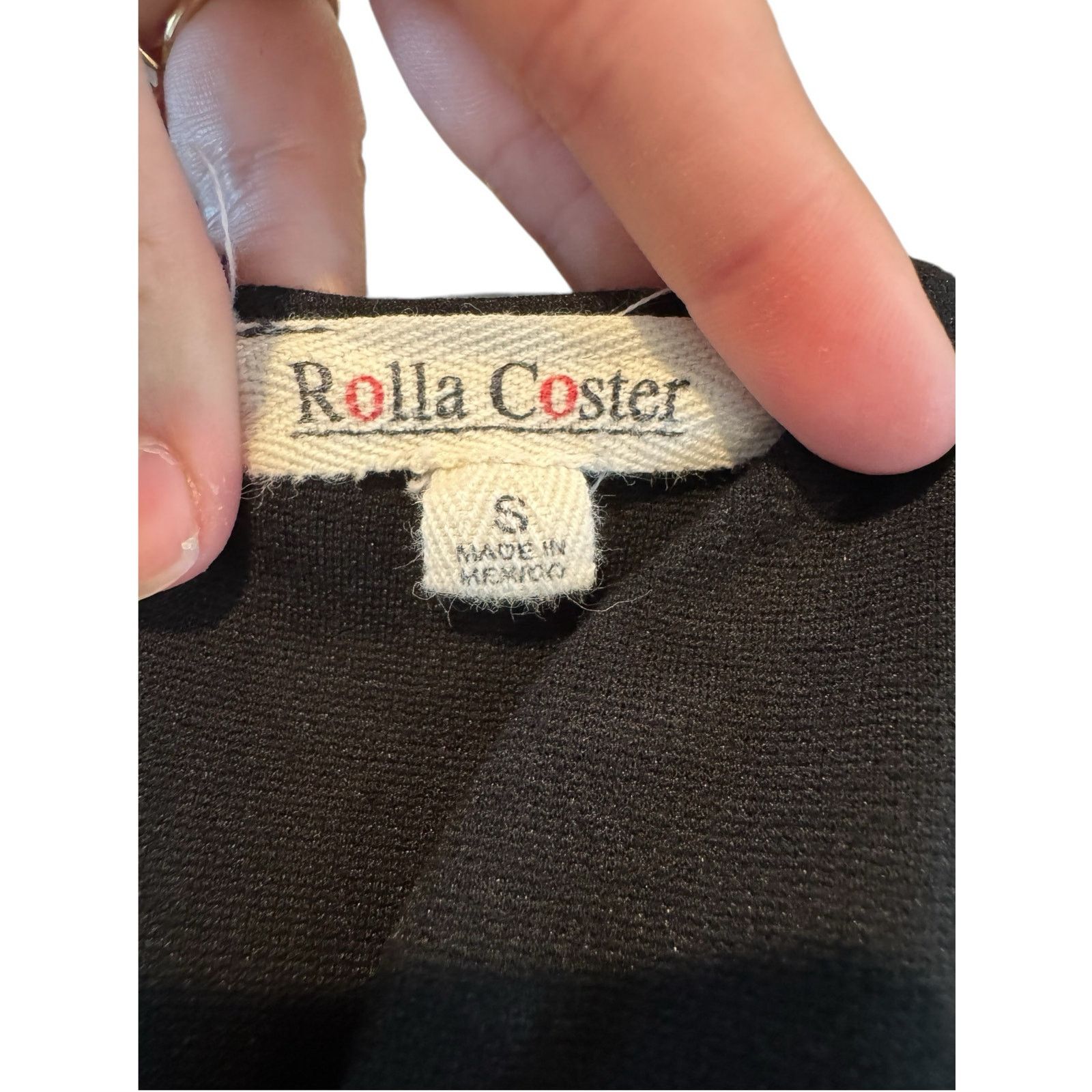Other Rolla Coster Women’s S Bodycon Midi Dress Black Stretch Size S / US 4 / IT 40 - 3 Thumbnail