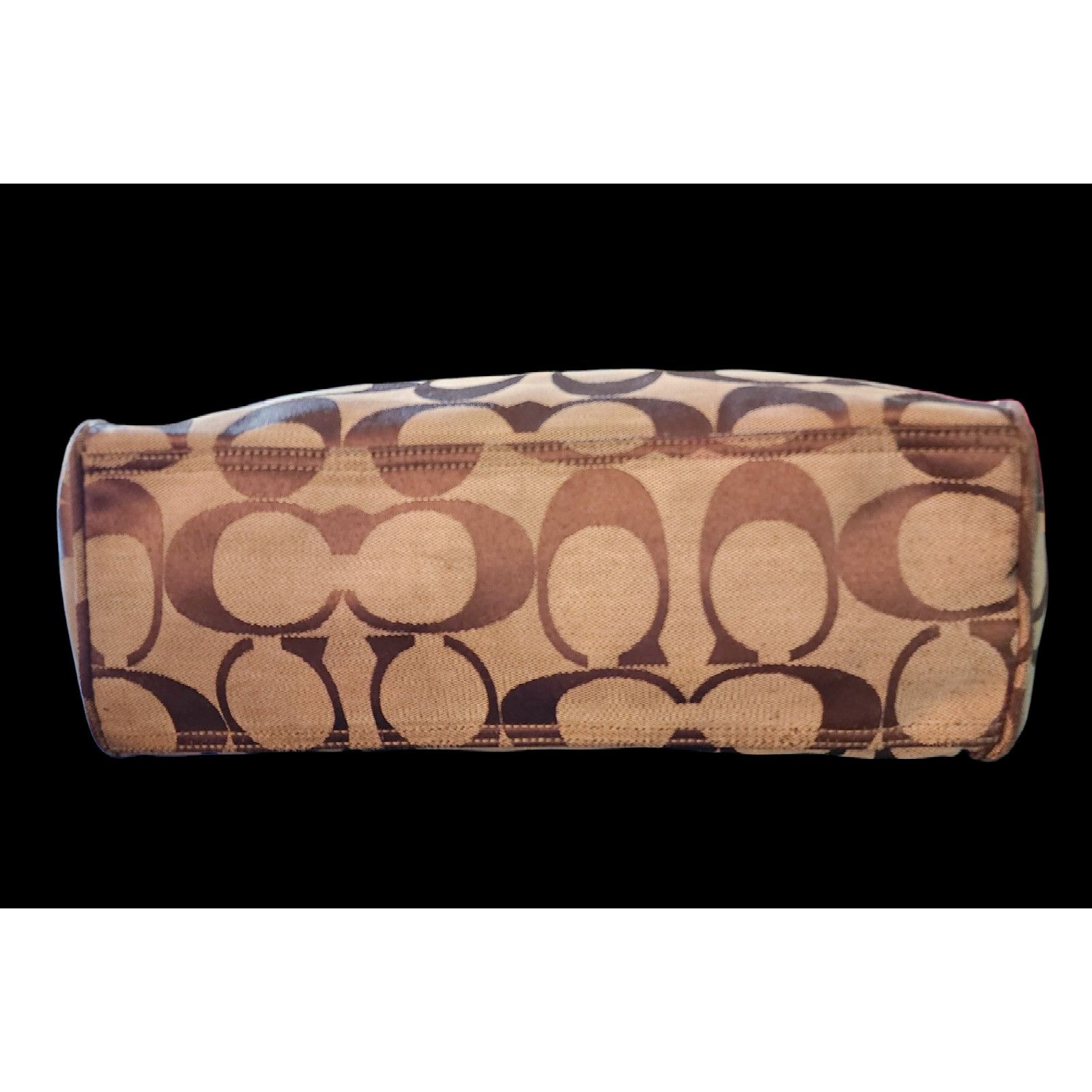 Coach Coach F14878 Daisy Collection Tote Khaki Shoulder Purse Size ONE SIZE - 6 Thumbnail