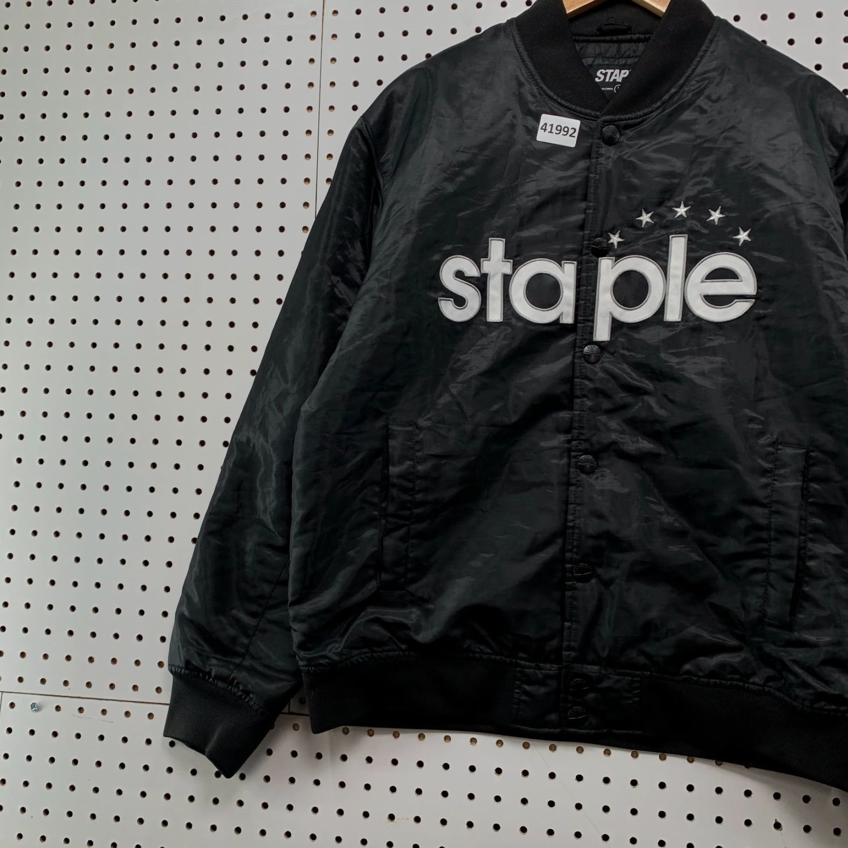 Vintage Staple Jeff Staple Satin Snap Jacket Mens Large Black Embroidered Skateboard 24x27 Satin Snap Jacket Mens Large Black Embroidered Skateboard 24x27 Size US L / EU 52-54 / 3 - 5 Thumbnail