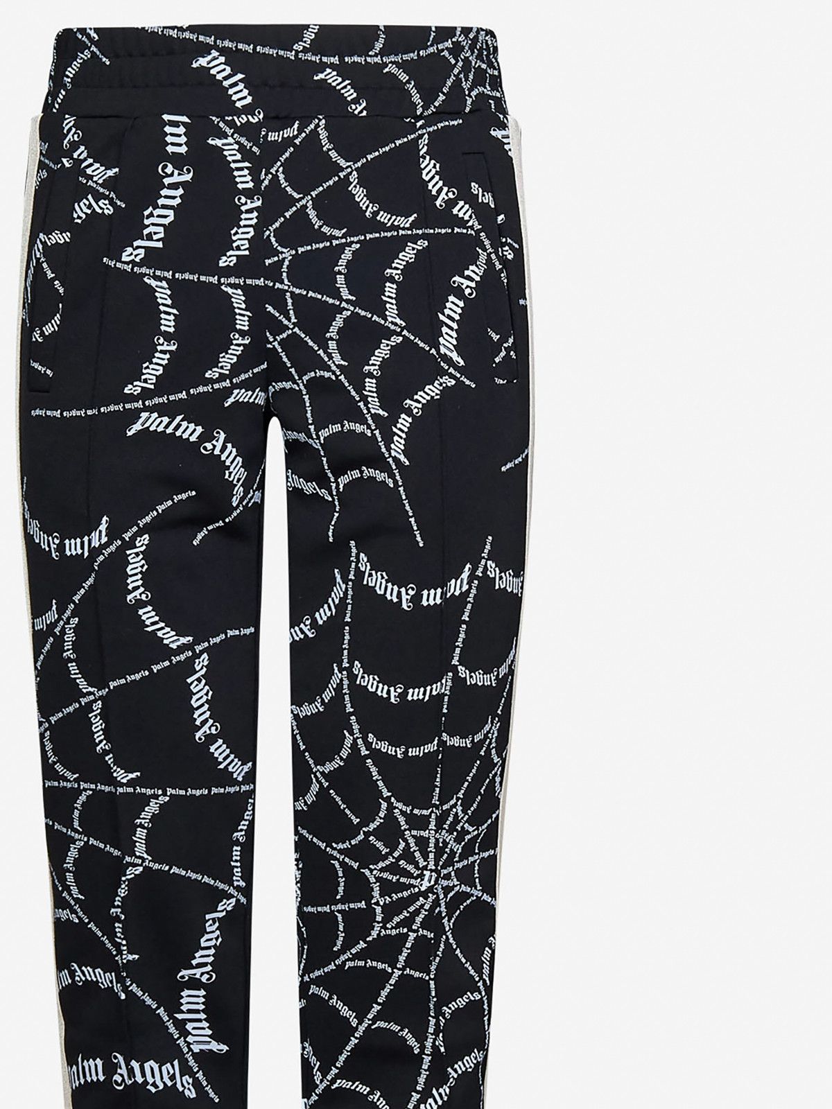 Palm Angels o1gr1nt0425 Spider Web Classic Trackpants in Black Size US 34 / EU 50 - 4 Thumbnail