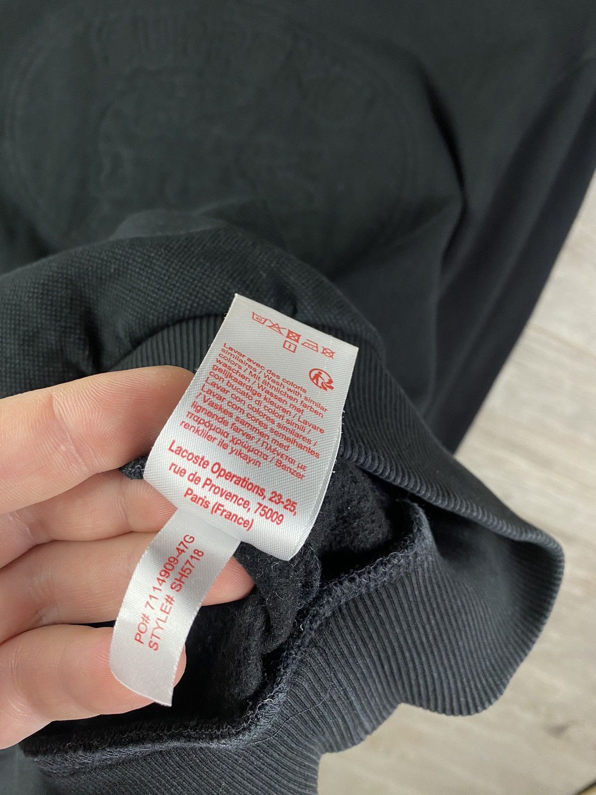 Lacoste × Supreme Sweatshirt in collaboration Lacoste Live Supreme Size L Size US L / EU 52-54 / 3 - 7 Thumbnail