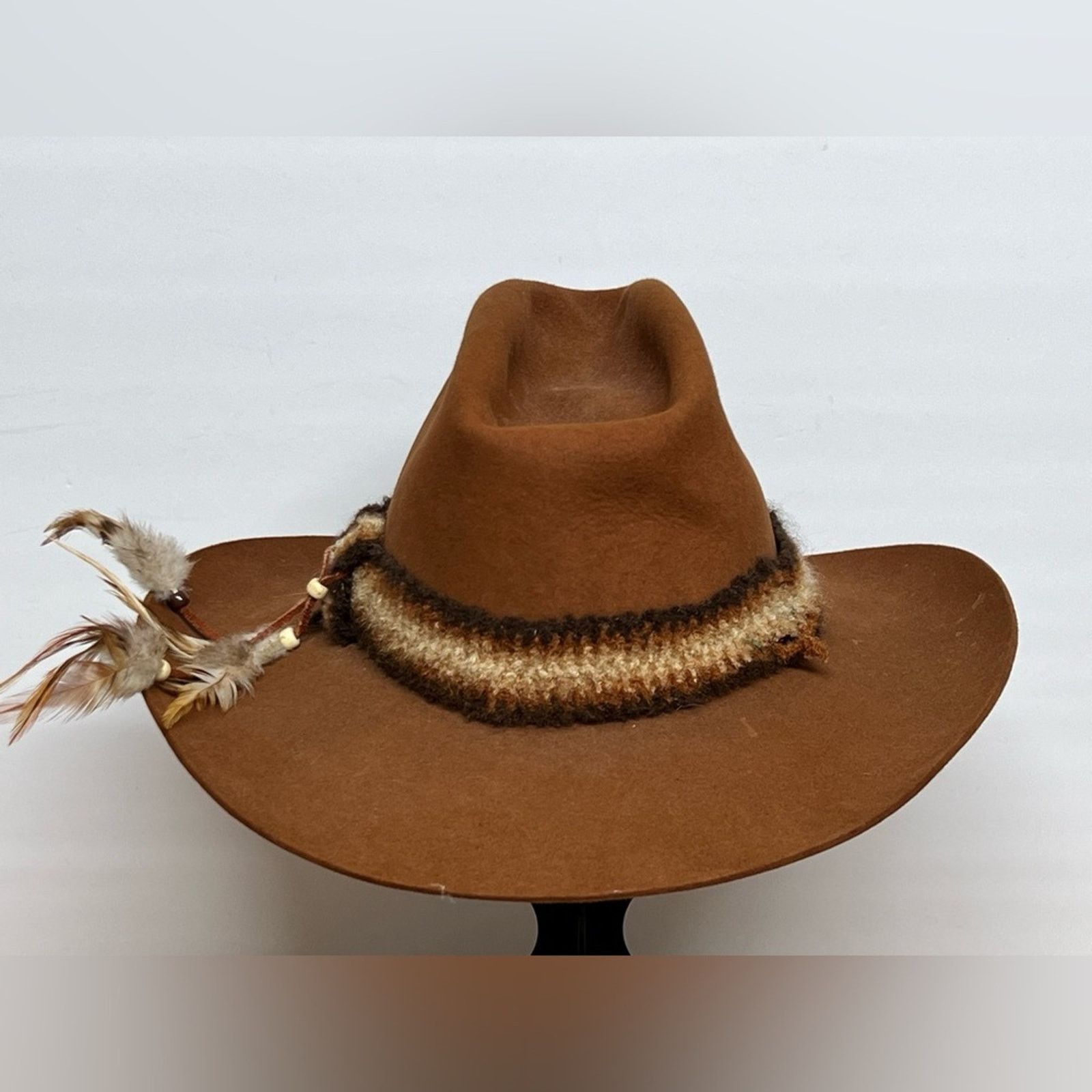 Stetson Resistol Stagecoach Self Conforming Cowboy Western Hat 7 3/8 Size ONE SIZE - 4 Thumbnail