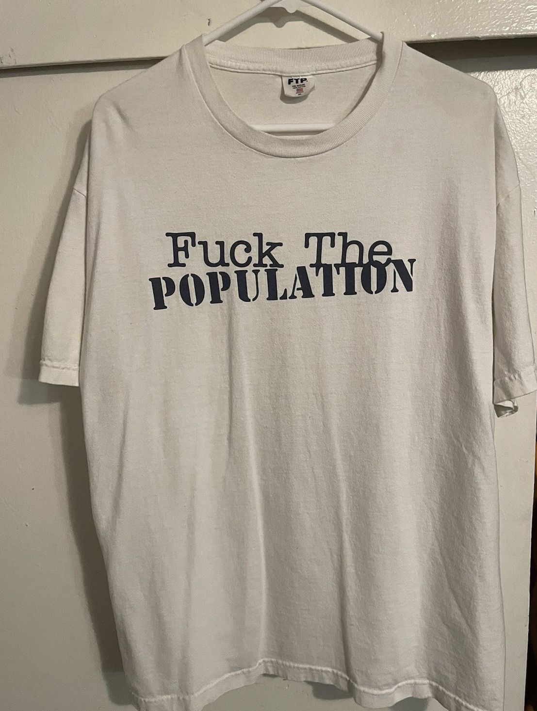 Fuck The Population Ftp FUCKTHEPOPULATION logo | Grailed