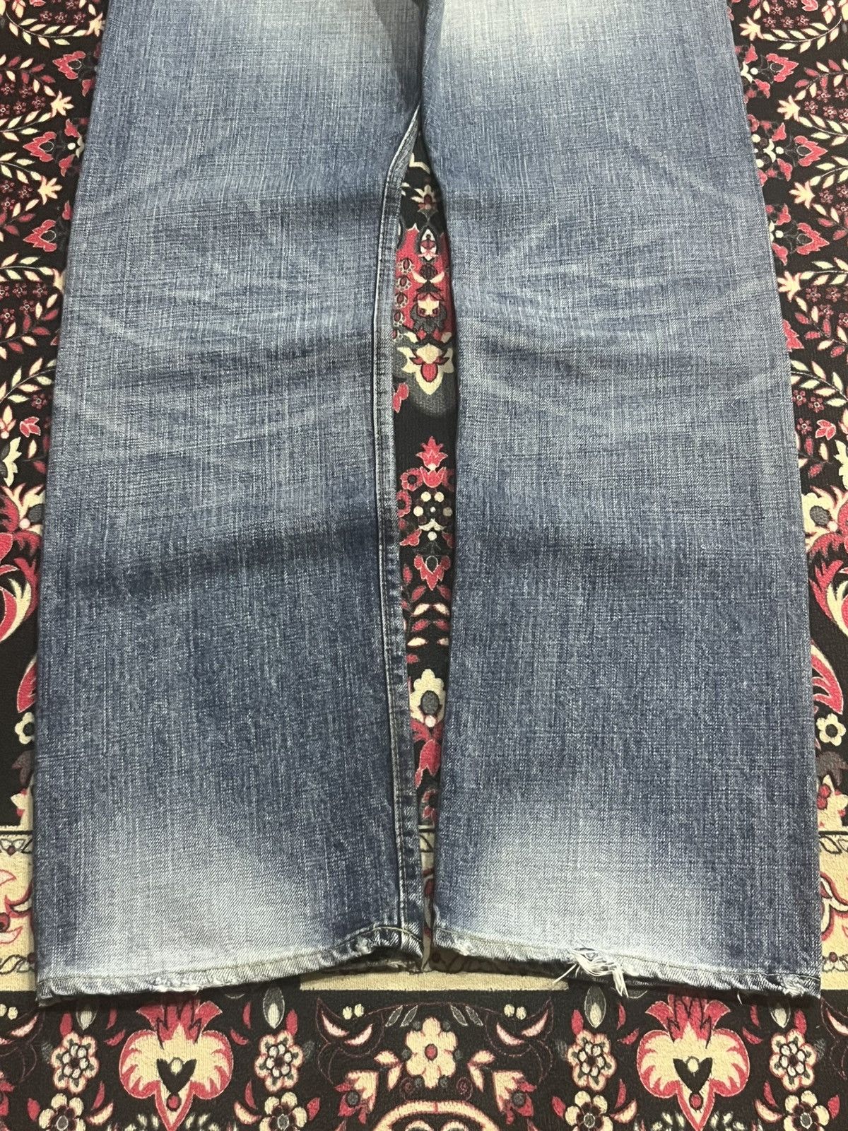 Eternal Vintage Japanese Brand Eternal Blue Faded Washed Slash Jeans Size US 32 / EU 48 - 13 Thumbnail