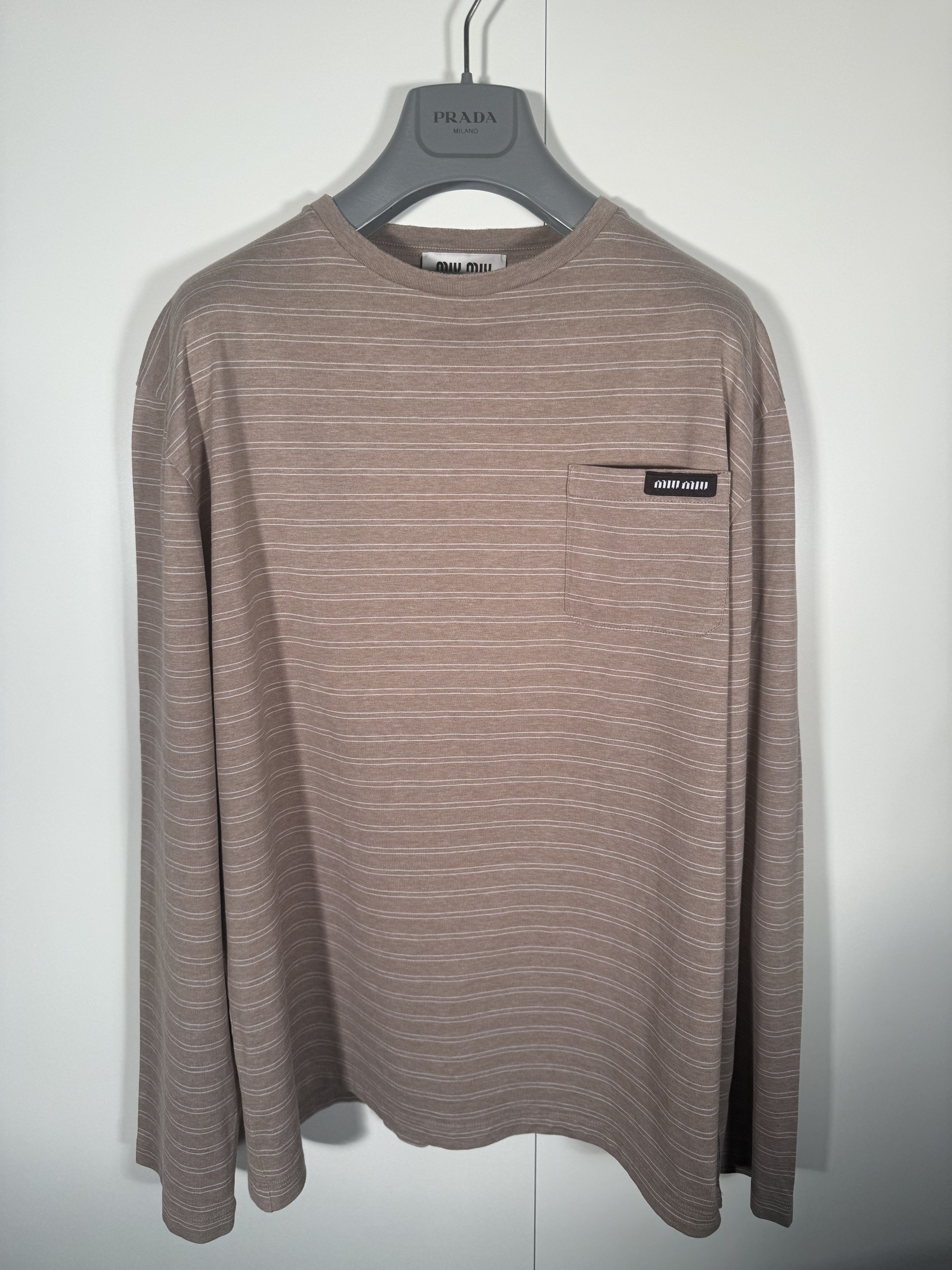 Oversized Long-Sleeve Cotton Jersey T-Shirt (€790)