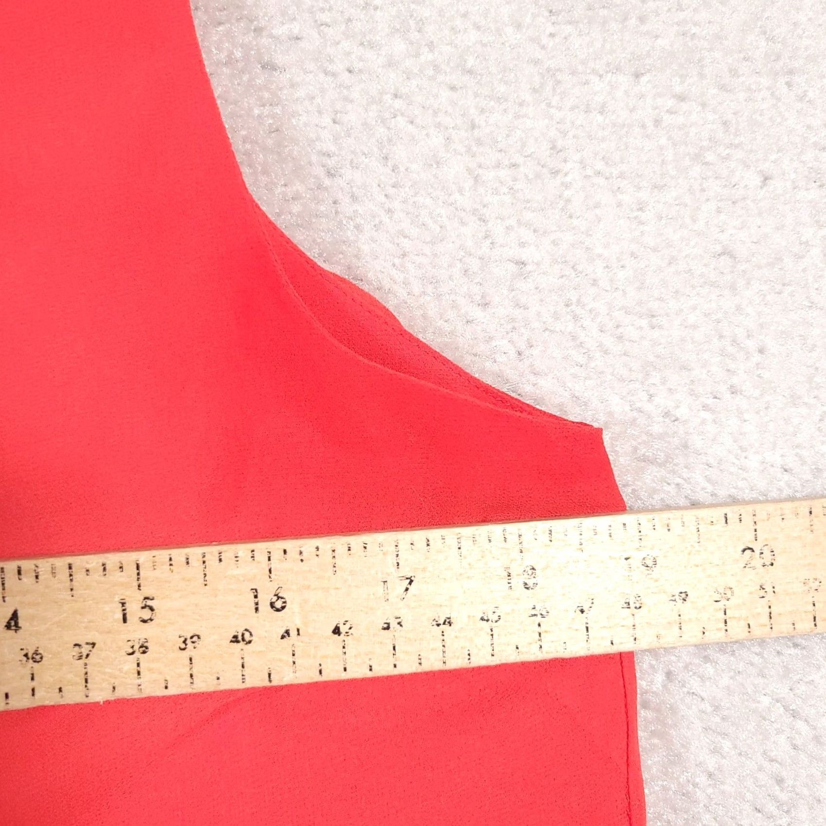 Vintage She Sky Tank Women's Medium Red Sleeveless Shirt Keyhole Neck Tiered Boho Aztec Size M / US 6-8 / IT 42-44 - 7 Thumbnail